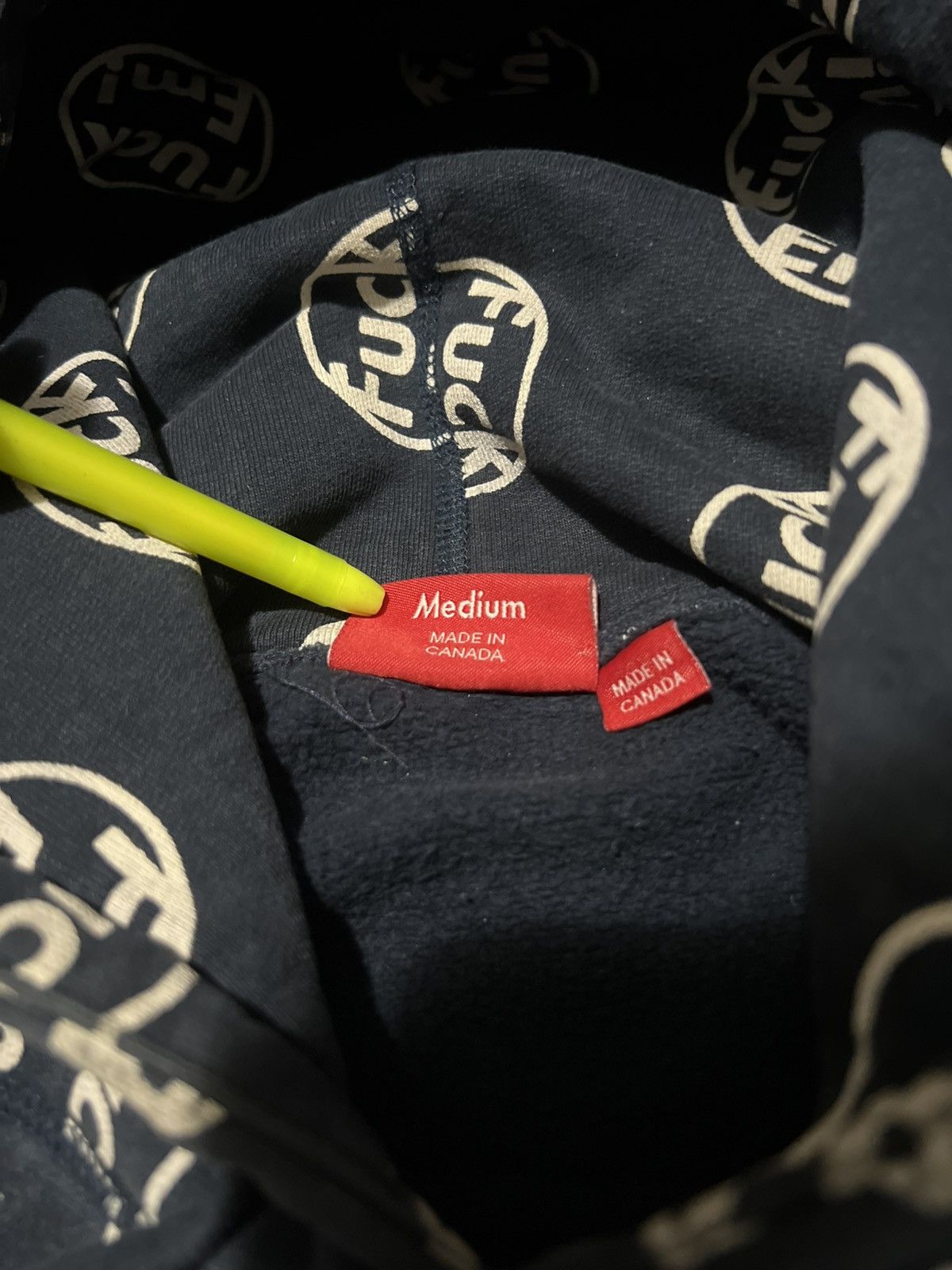Supreme Supreme Fxck Em! Hoodie Fw14 Size US M / EU 48-50 / 2 - 6 Thumbnail