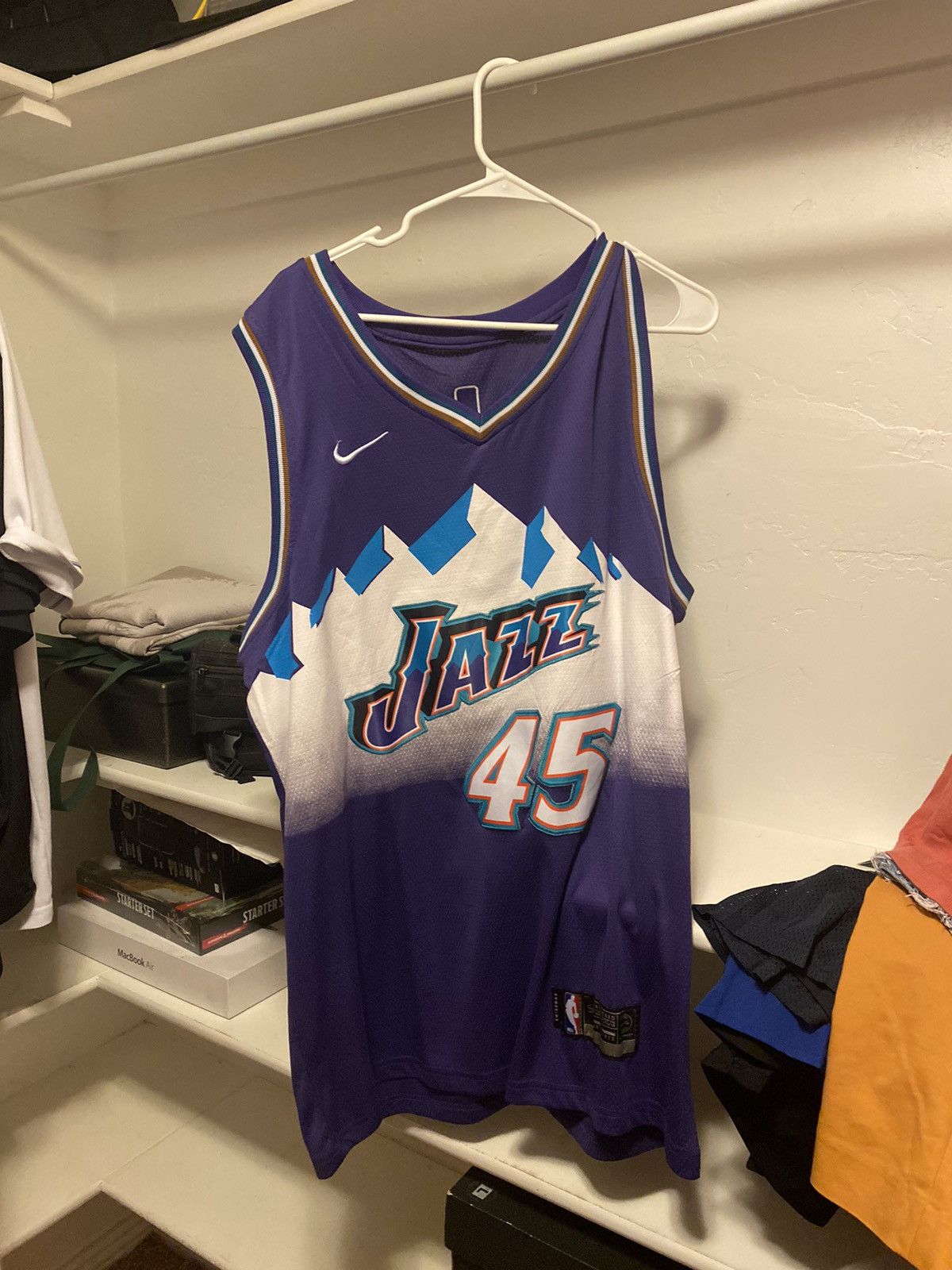 Nike × Vintage NBA Utah Jazz Donovan Mitchell Mountain Jersey Size US XL / EU 56 / 4 - 1 Thumbnail