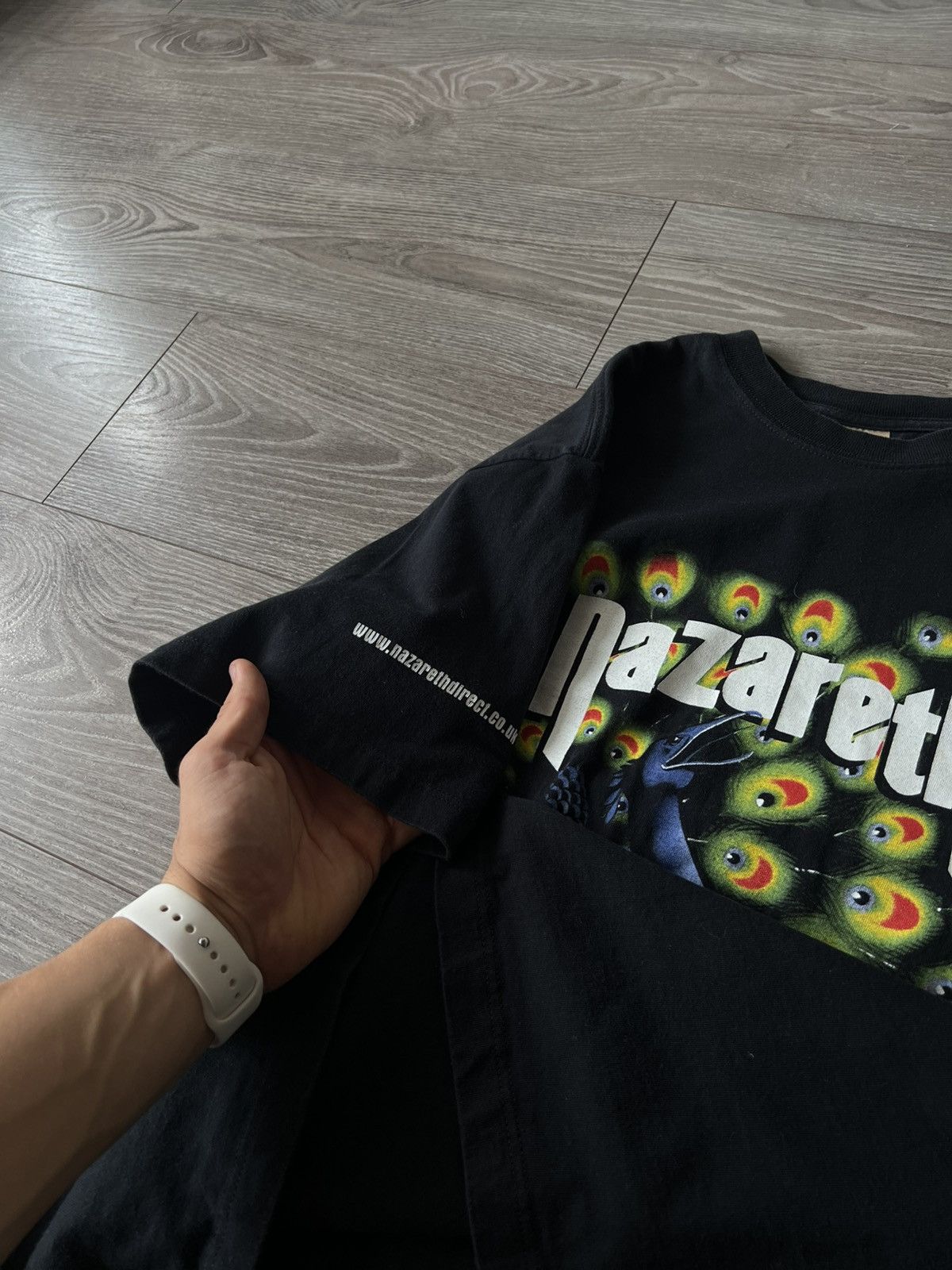 Band Tees × Designer × Vintage ‼️Vintage Nazareth Oversize Archival Tee by Jerzees‼️ Size US L / EU 52-54 / 3 - 15 Thumbnail