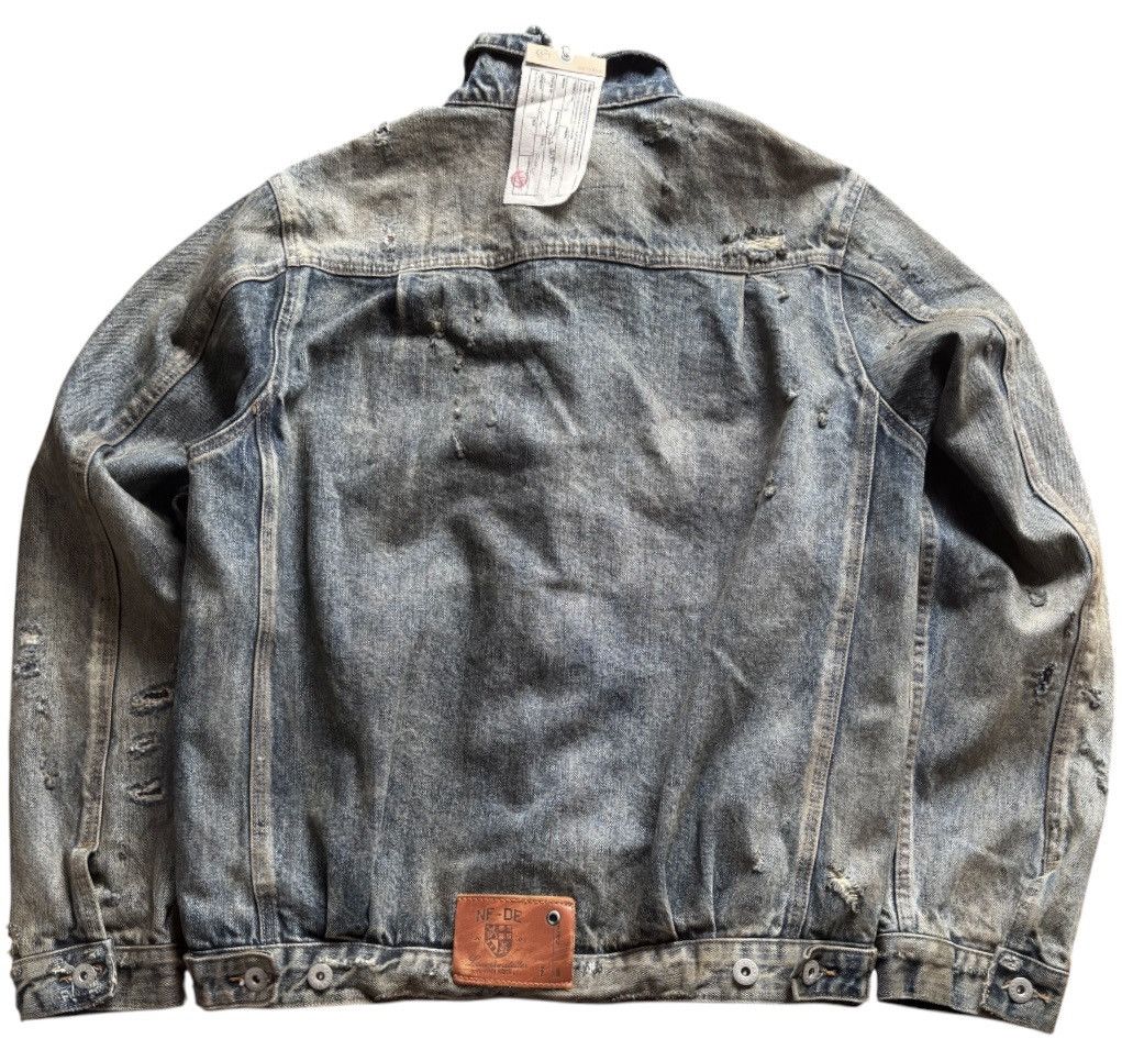 No Faith Studios No/Faith Studios Japanese Dust Selvedge Trucker Jacket Size US M / EU 48-50 / 2 - 2 Thumbnail