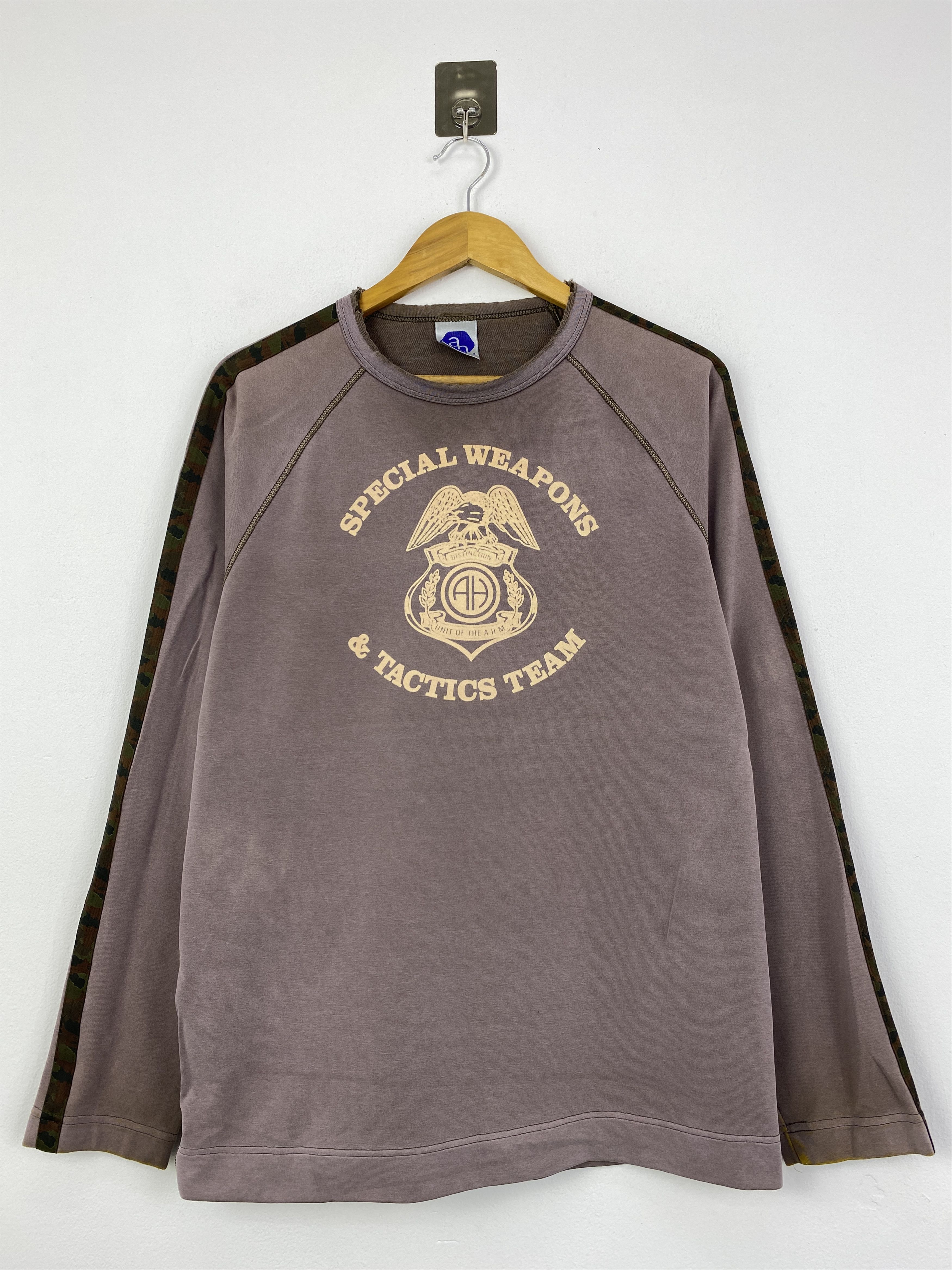 ABAHOUSE Vintage Abahouse Wording Pullover Sweatshirt SH0018 Size US L / EU 52-54 / 3 - 1 Thumbnail