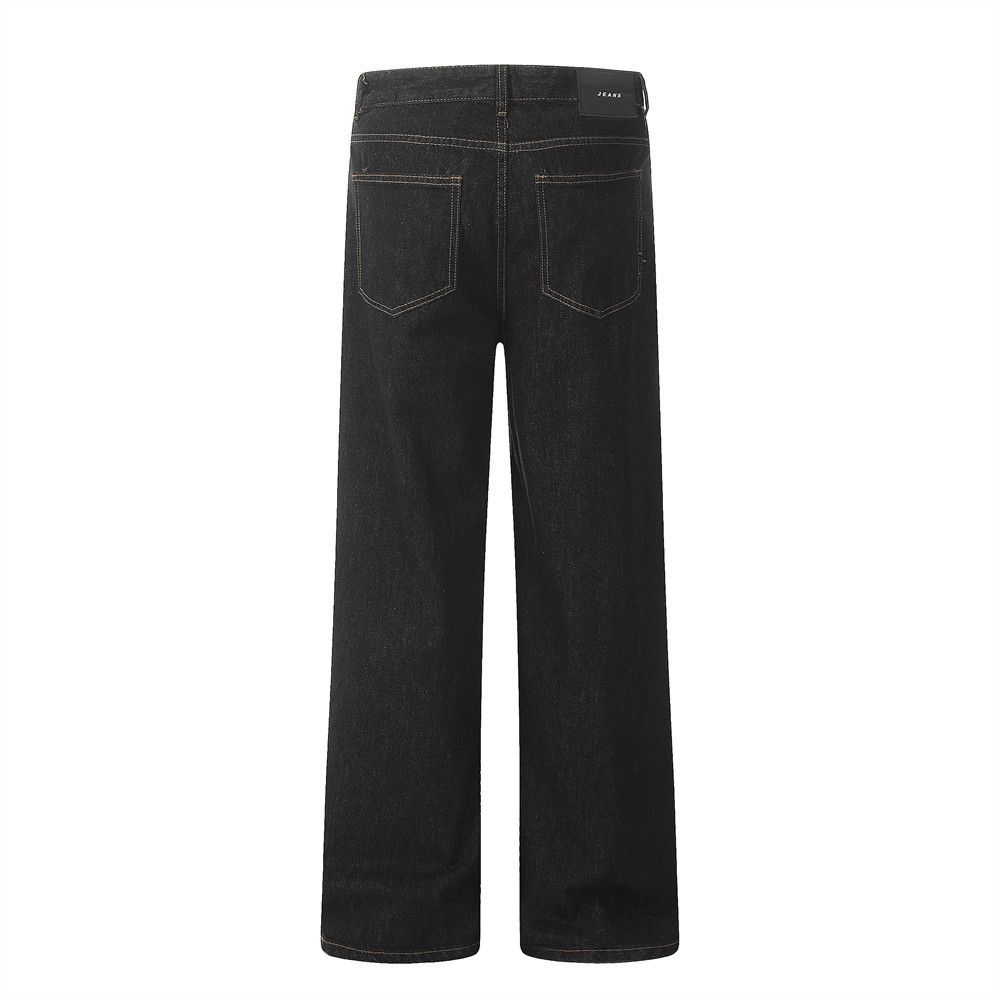 Japanese Brand × Jean Men's loose versatile wide-leg casual straight jeans Size US 34 / EU 50 - 3 Thumbnail