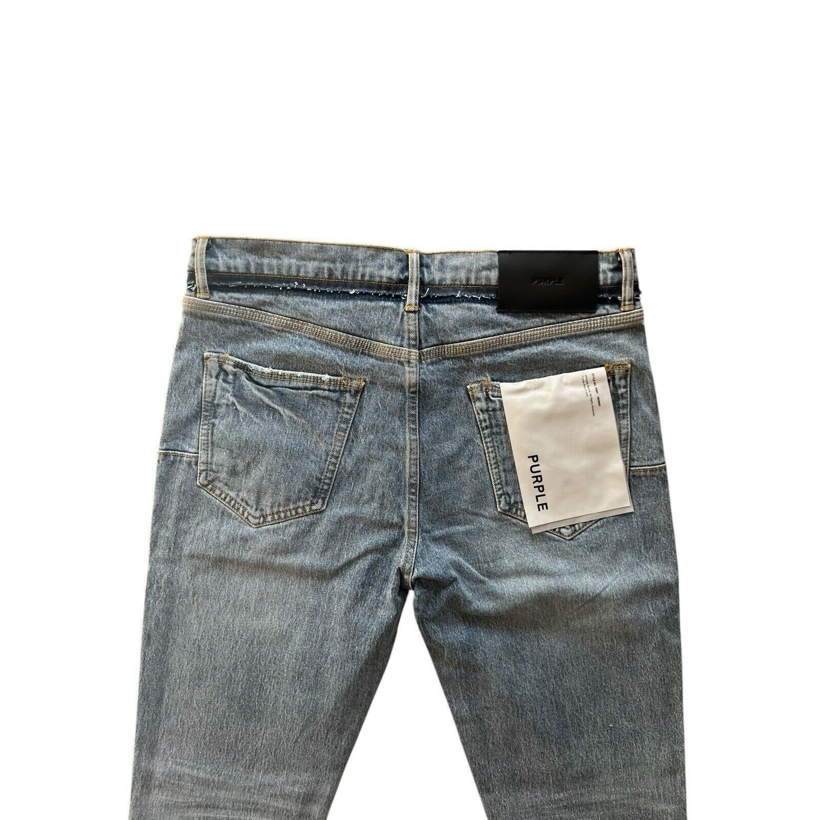 Purple Brand Purple Brand Jeans Mens Shadow Skinny P001 Blue Size 38/34 Size US 38 / EU 54 - 6 Thumbnail