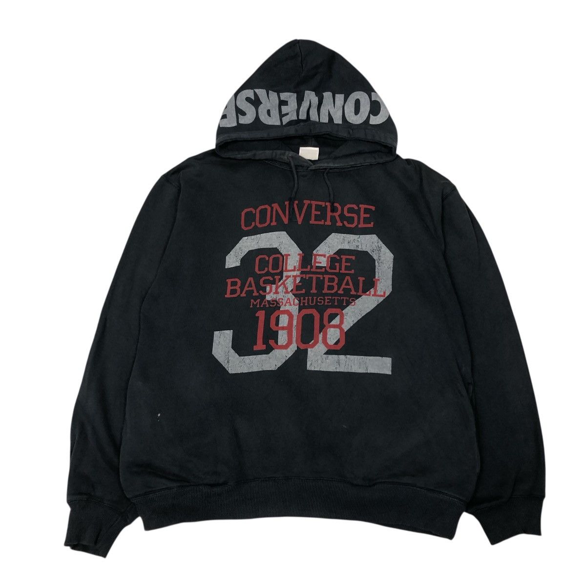 📌Hoodie Pull Over Converse Big Logo Over Print