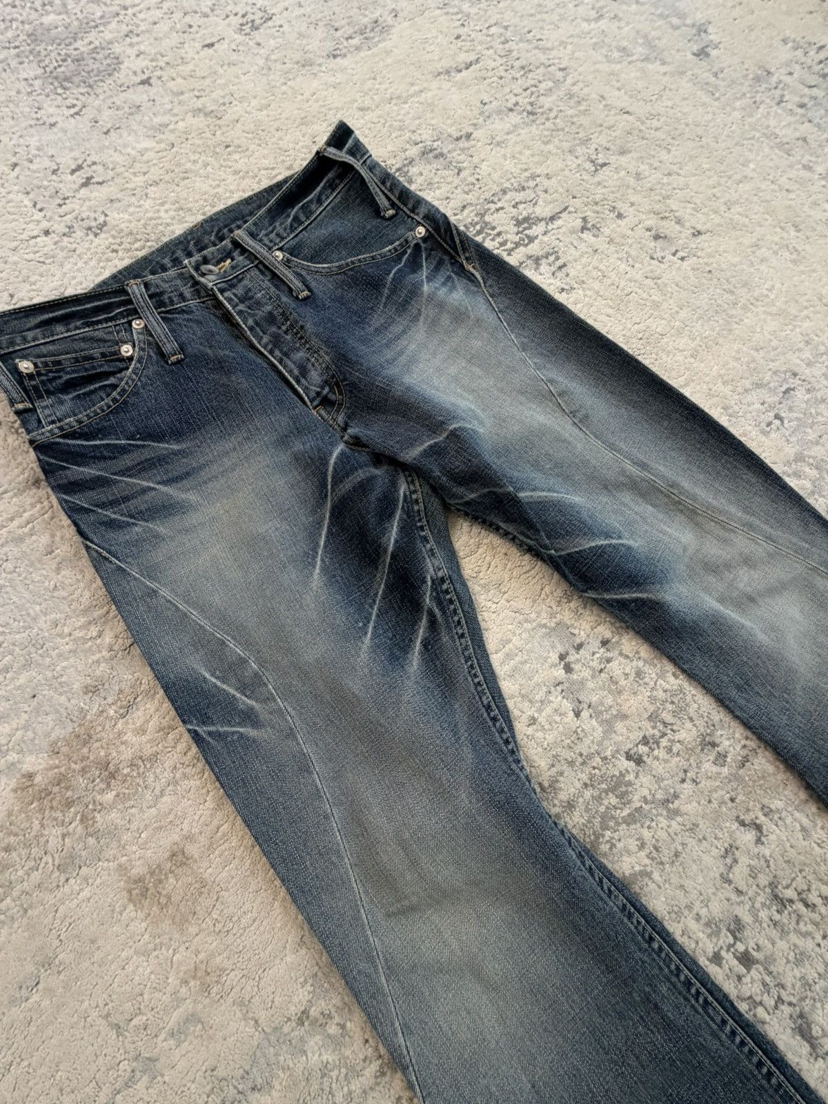 Le Grande Bleu (L.G.B.) LGB - Lazy Wolf Denim Dark Wash Size US 30 / EU 46 - 2 Thumbnail