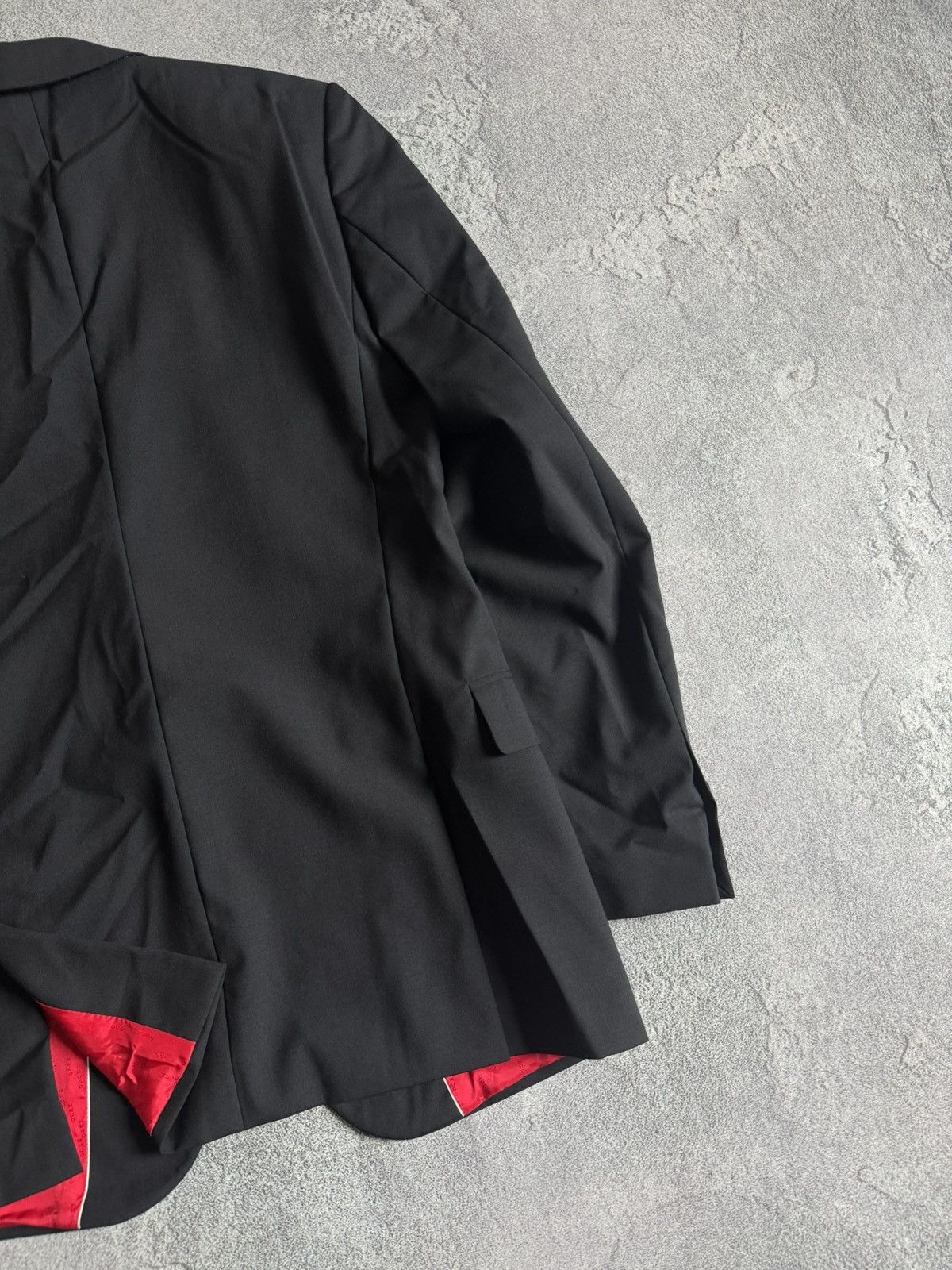 Designer × Hugo × Hugo Boss Hugo Boss IT44/US34R suit black blazer + pants trousers Size 34R - 16 Thumbnail