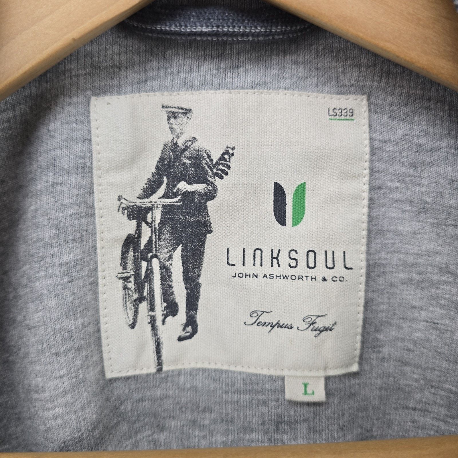 Other Linksoul Full Zip Jacket Mens Large Gray Multi-Pocket Golf Size US L / EU 52-54 / 3 - 6 Thumbnail