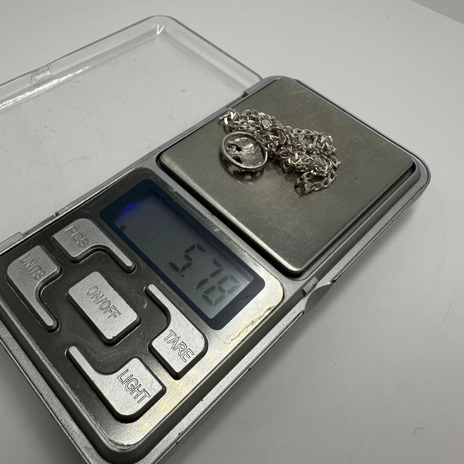 Sterling Silver Vintage Sterling Silver 925 Elephant Pendant Necklace Size ONE SIZE - 5 Thumbnail