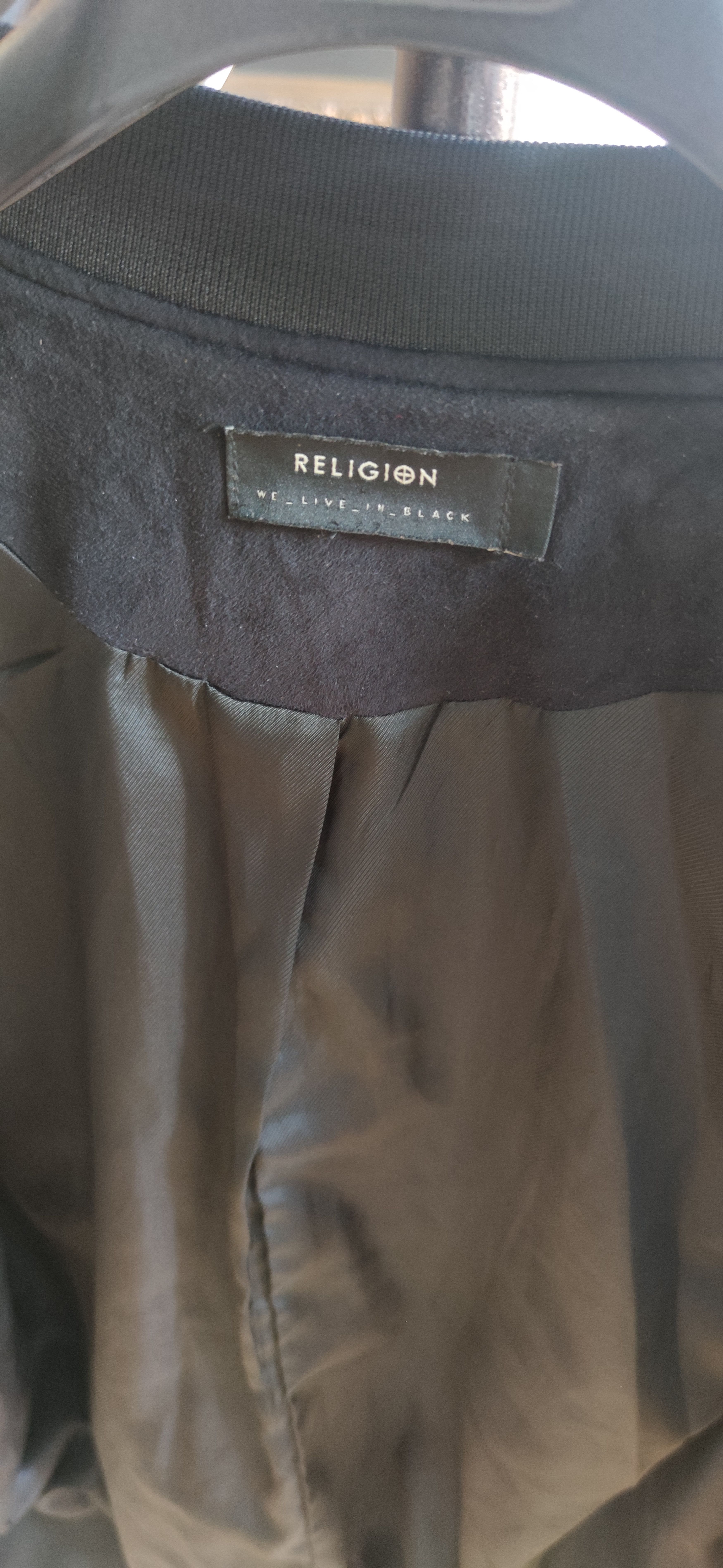 Other Patchwork Leather Suede Black Grey Bomber Jacket Sandro Size US M / EU 48-50 / 2 - 12 Thumbnail