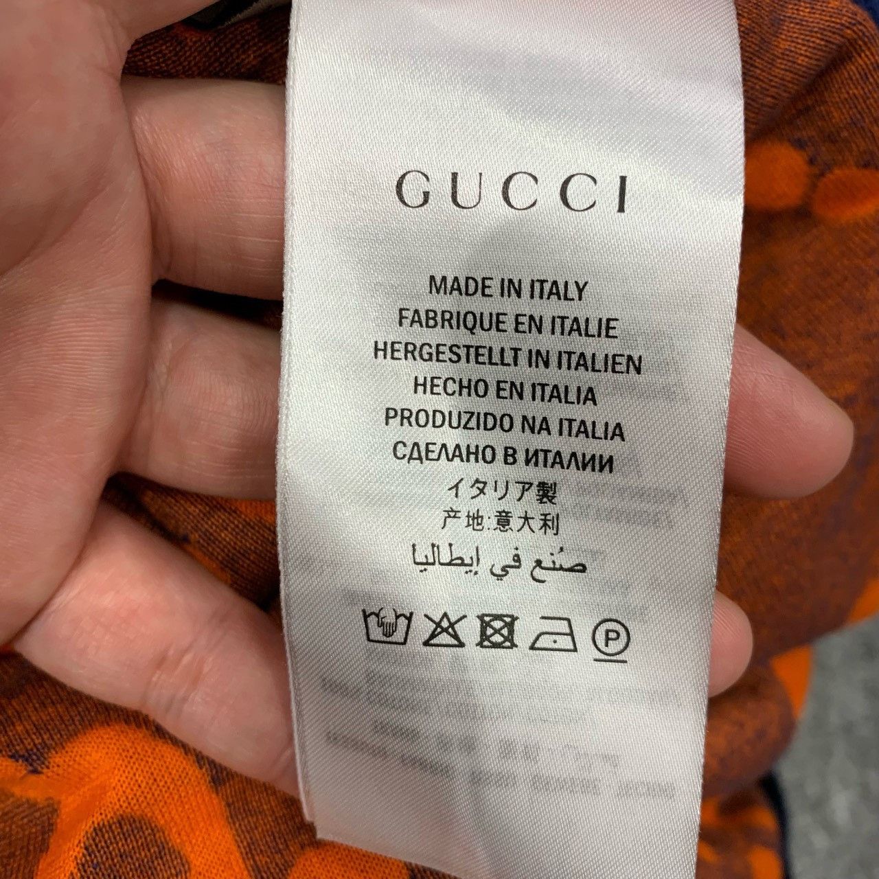 Gucci Gucci blue orange double G old flower full print velvet jac Size US XL / EU 56 / 4 - 7 Thumbnail
