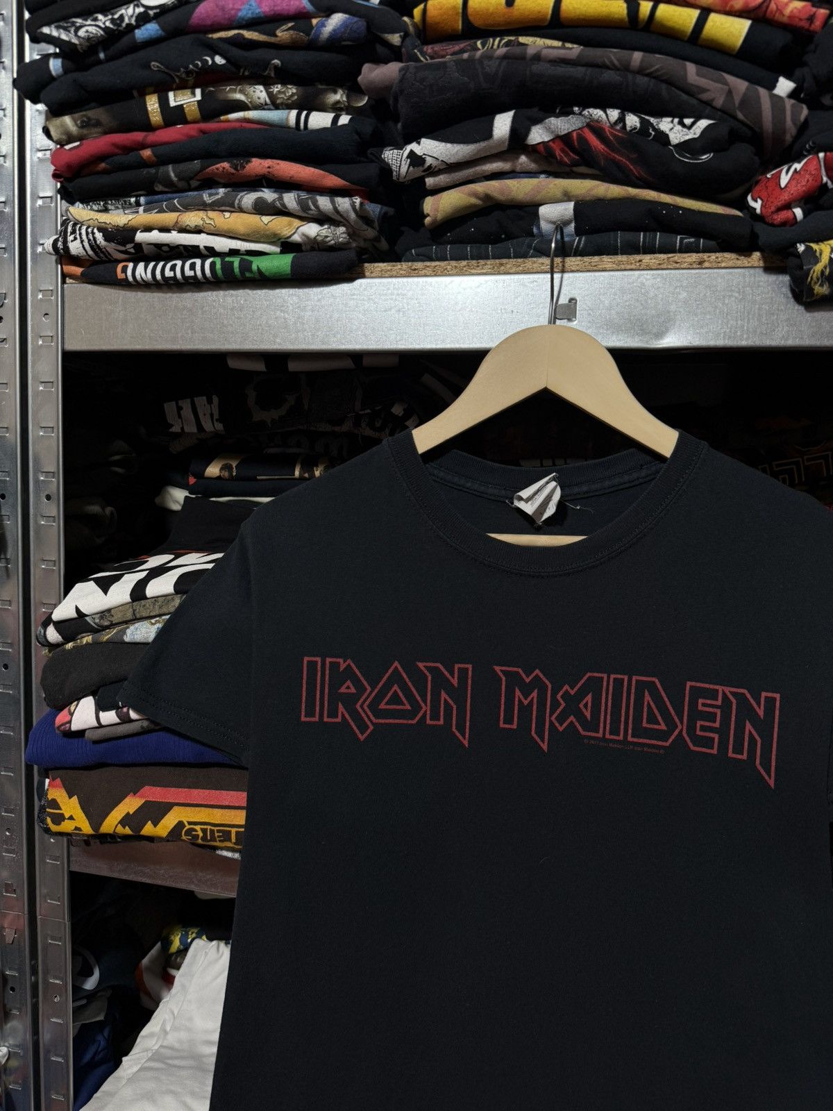 Band Tees Vintage 2015 Iron Maiden Rock Band Tour T-Shirt Y2K Hype Size US S / EU 44-46 / 1 - 3 Thumbnail