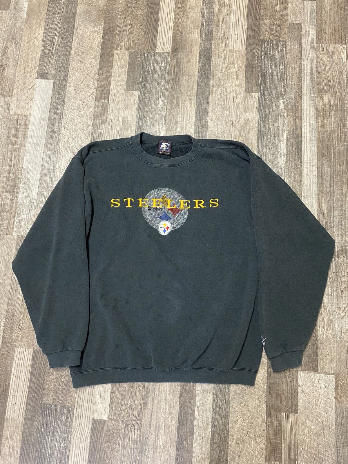 Starter × Vintage 90’s Vintage Made in USA Starter Pittsburgh Steelers Grail Size US L / EU 52-54 / 3 - 1 Thumbnail