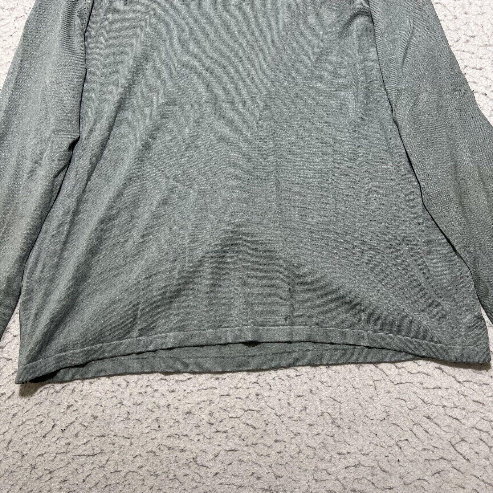 Other Talbots Long Sleeve Layered Wrap Sweater Tie Front Gray Size XL / US 12-14 / IT 48-50 - 13 Thumbnail