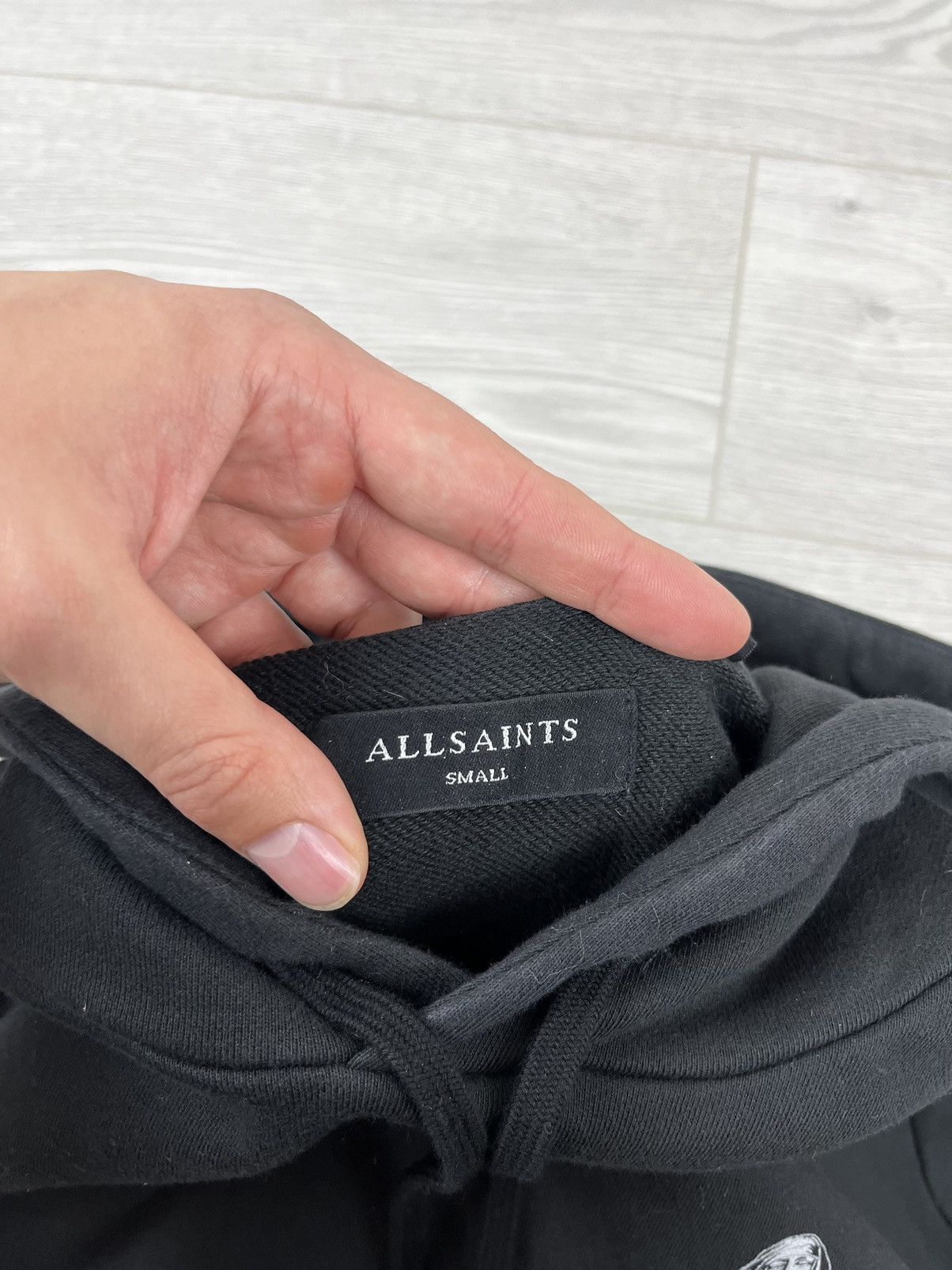 Allsaints Allsaints Troglodyte LS Oversized Black Hoodie Size US S / EU 44-46 / 1 - 5 Thumbnail