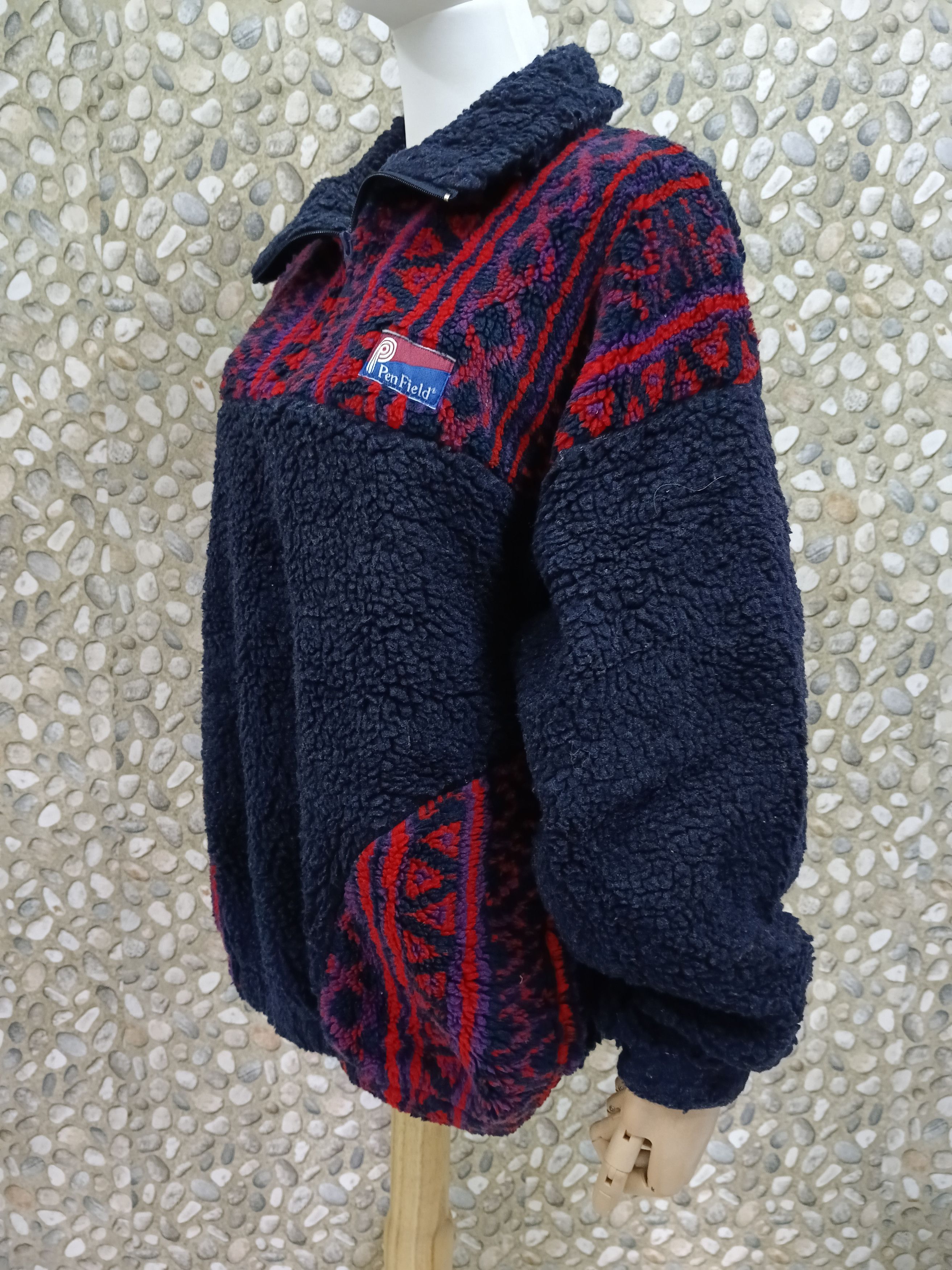 Penfield VINTAGE 90s PENFILED NAVAJO MOTIF FLEECE SWEATSHIRT Size US M / EU 48-50 / 2 - 3 Thumbnail