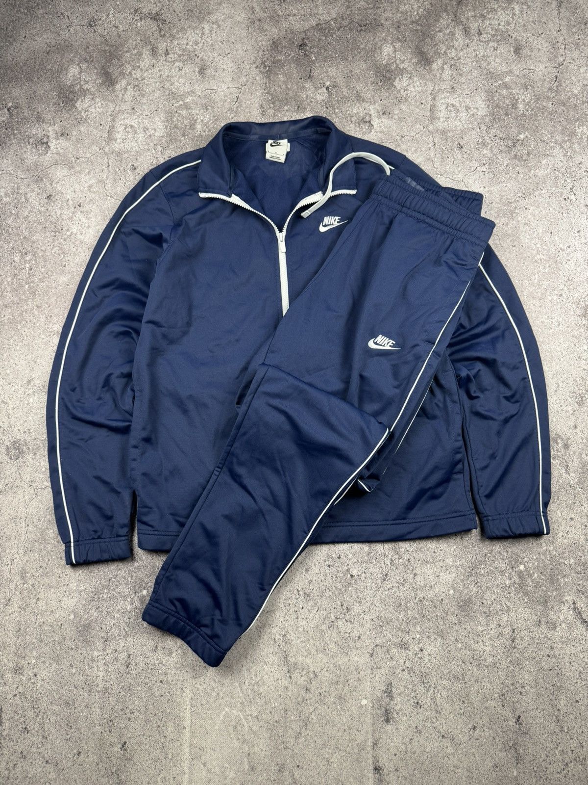 Nike Vintage Nike Y2K Track Suit Set Jacket Pants Striped Japan Size US M / EU 48-50 / 2 - 1 Thumbnail