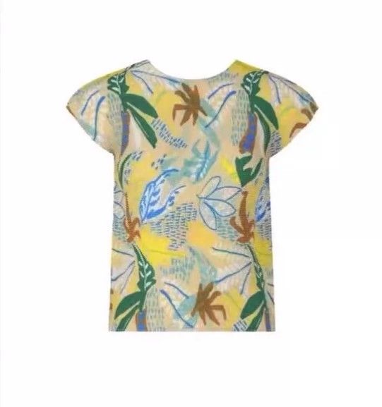 Issey Miyake issey miyake size:one size Patterned pleated short sleeves Size XXS / US 00 / IT 34 - 1 Thumbnail