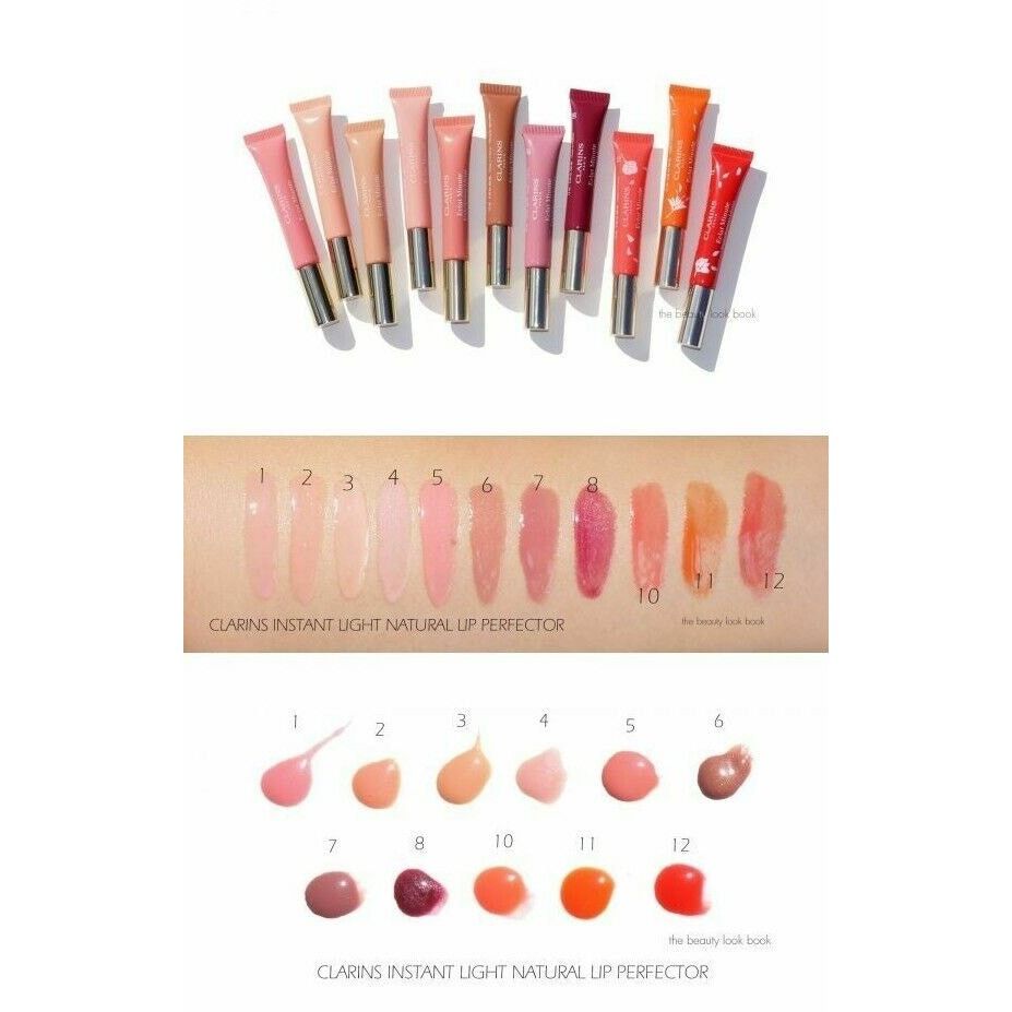 Other CLARINS INSTANT LIGHT Perfector Lip Gloss Red 0.35oz #12 Size ONE SIZE - 4 Thumbnail