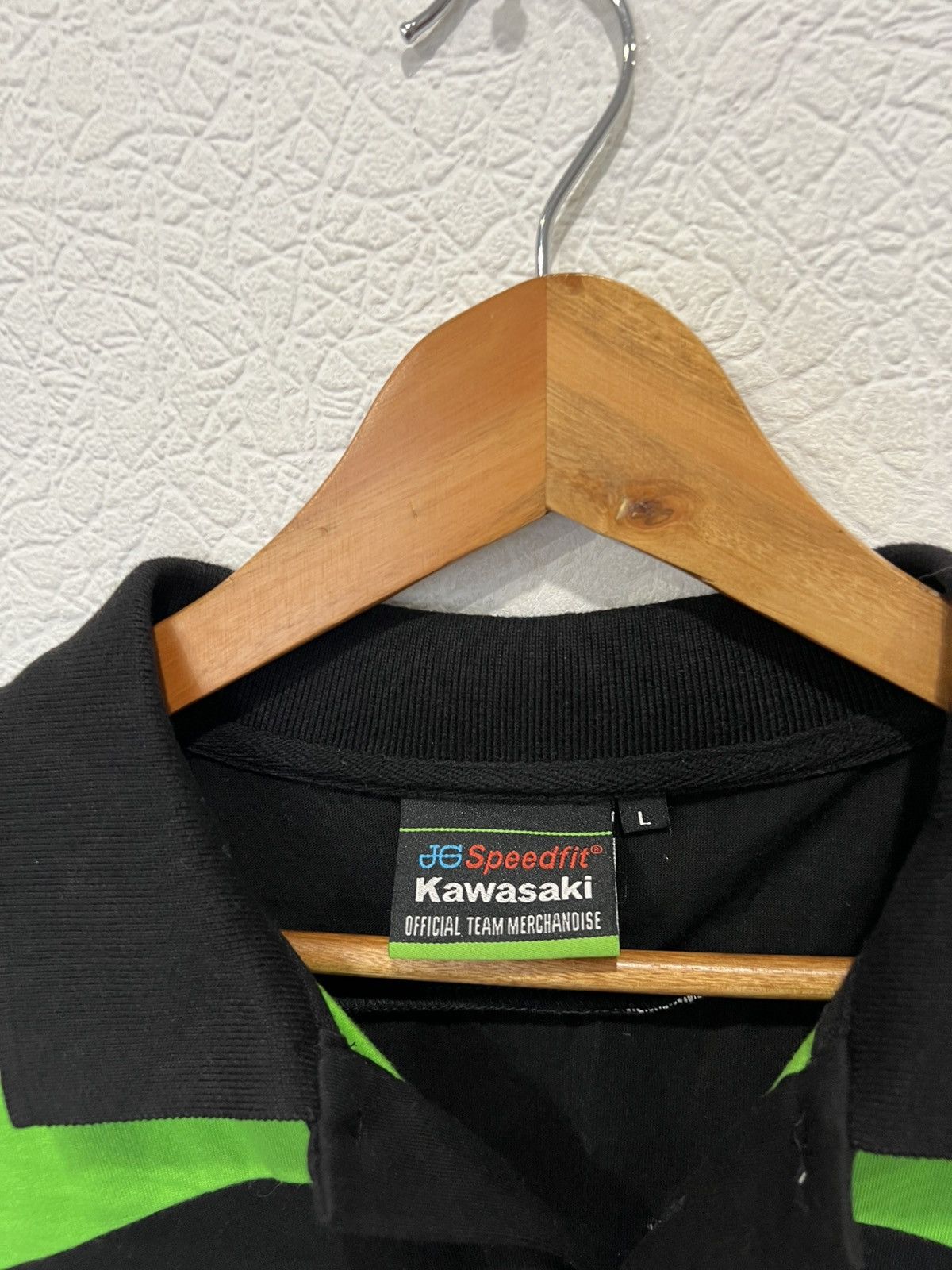 Other Kawasaki Racing Black Polo Shirt Mens Size US L / EU 52-54 / 3 - 4 Thumbnail