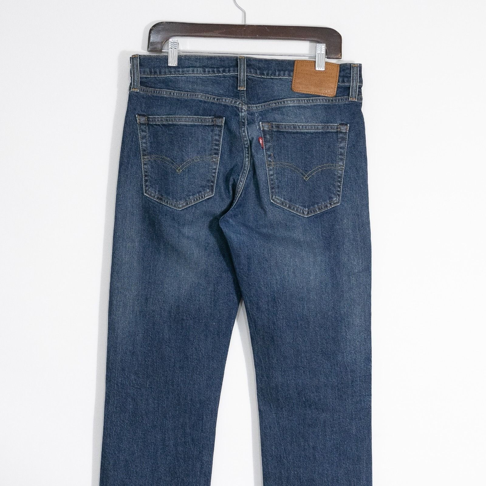 Levi's Levis 514 Premium Jeans 32x34 - Dark Wash Slim Straight Fit Size US 32 / EU 48 - 5 Thumbnail