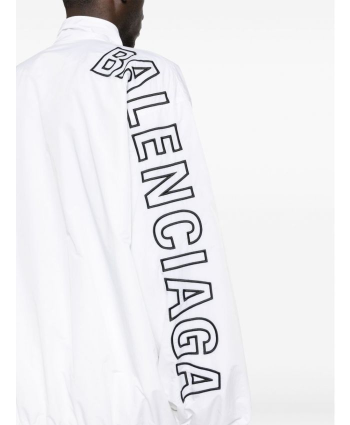 Balenciaga o1bcso1str1124 Tracksuit Jacket in White Size US M / EU 48-50 / 2 - 4 Thumbnail