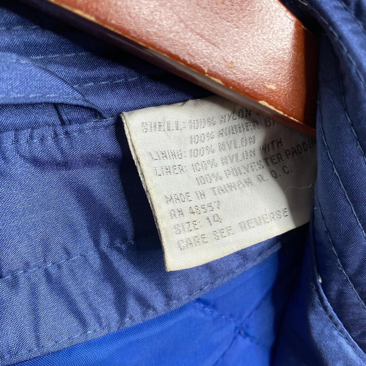 Vintage 90s Vintage Blue Trench Coat Size 14 Size XL / US 12-14 / IT 48-50 - 6 Thumbnail