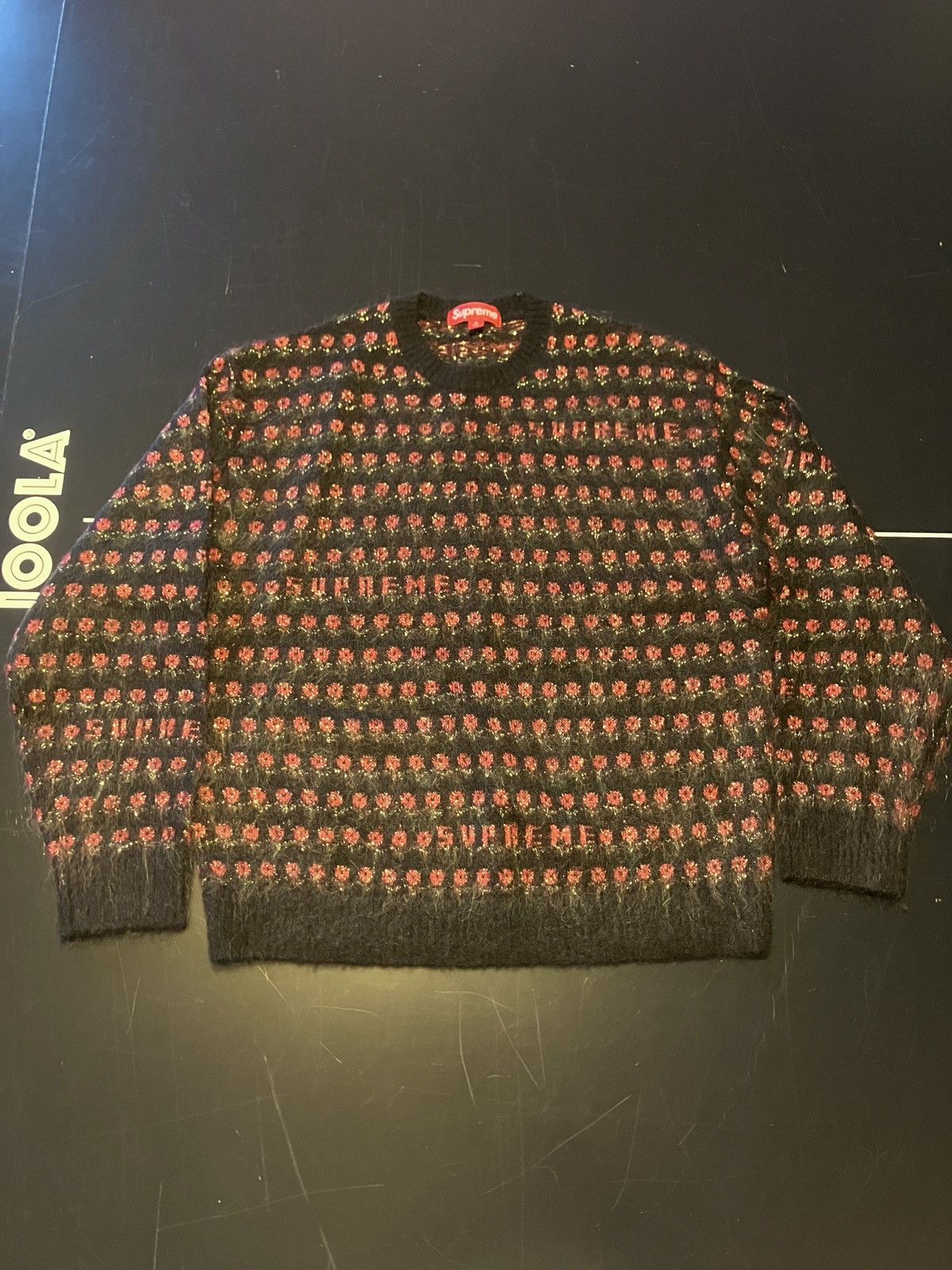 Supreme Supreme Flowers Metallic Sweater Size US M / EU 48-50 / 2 - 1 Thumbnail