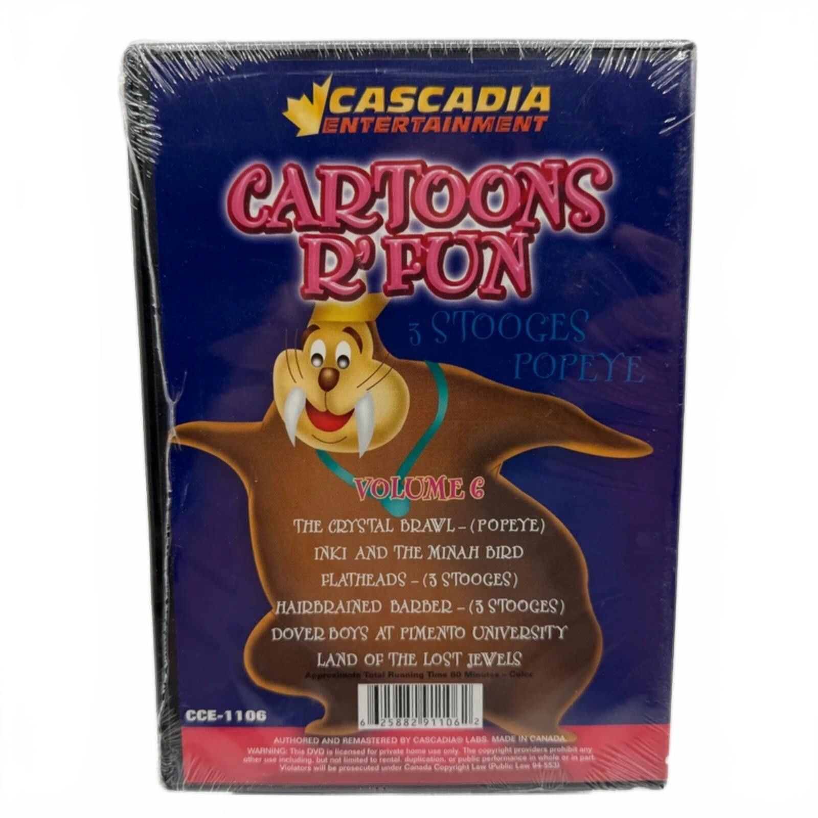 Other Cartoons R' Fun Volume 6 Cascadia Entertainment - DVD Size ONE SIZE - 2 Thumbnail