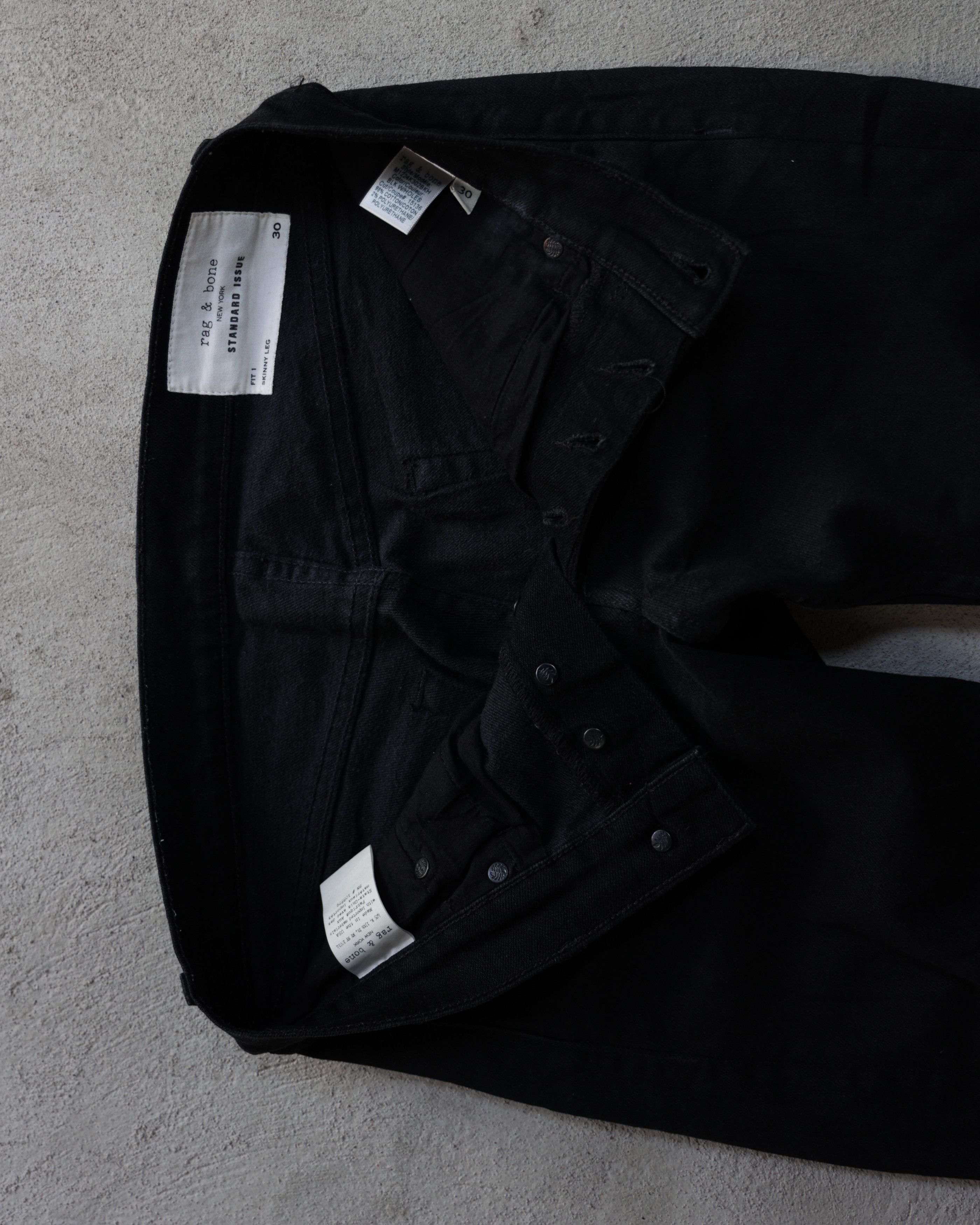 Rag & Bone rag&bone Fit 1 Skinny Ripped Knee Elongated Jeans Size US 30 / EU 46 - 3 Thumbnail
