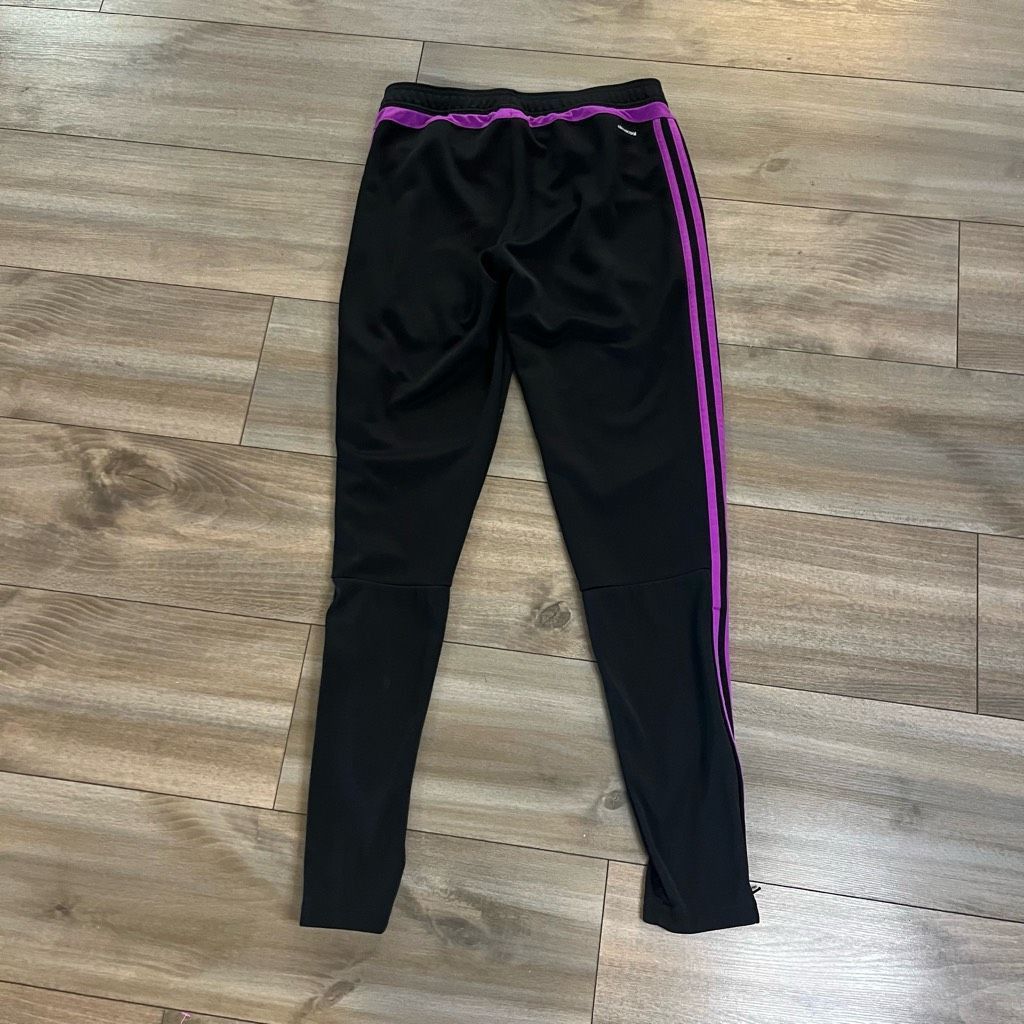 Adidas Adidas Black Athletic Joggers Men Small Bin P-50 Size US 32 / EU 48 - 5 Thumbnail