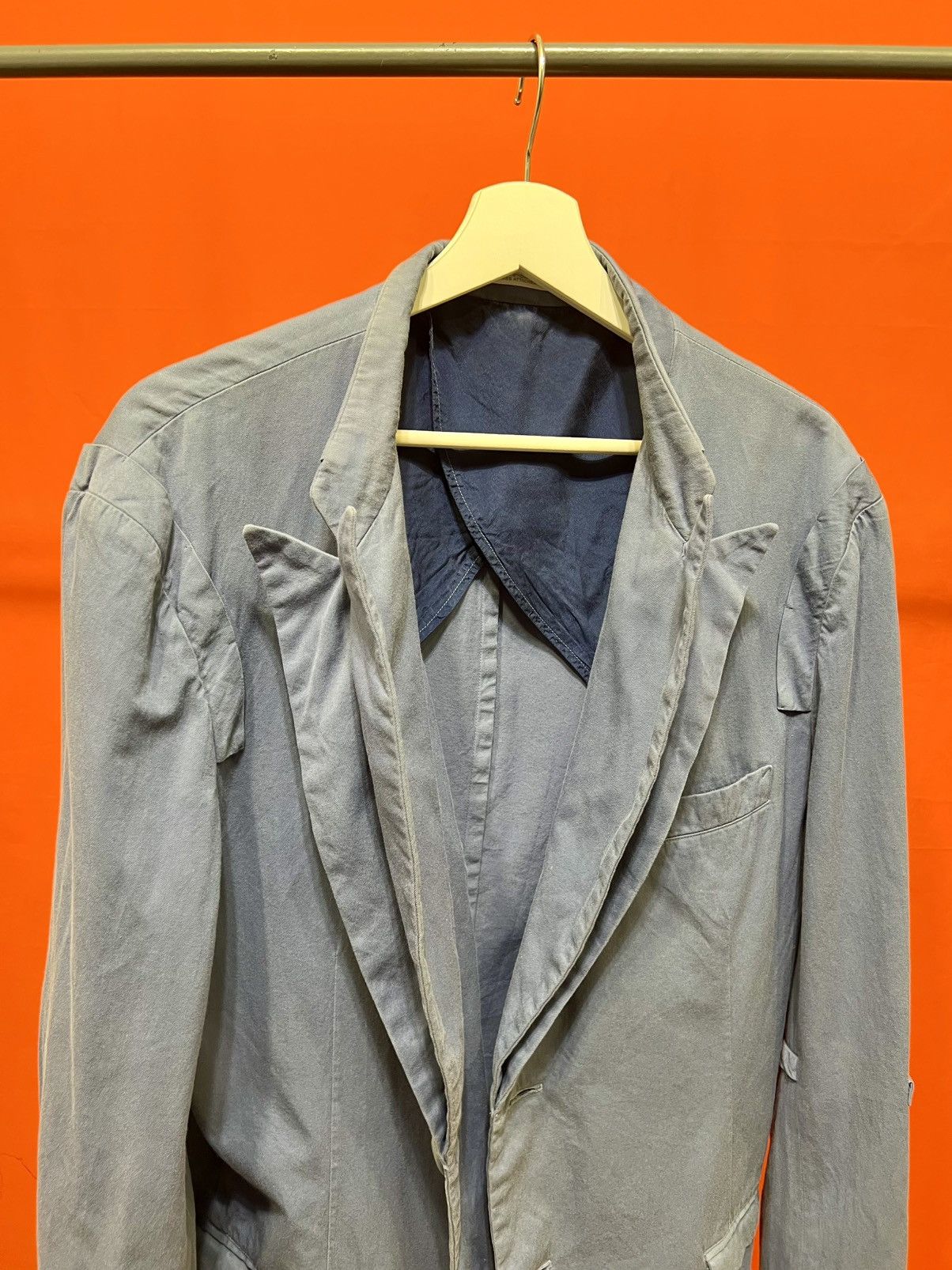 Yohji Yamamoto YOHJI YAMAMOTO objet dyed blazer, size 3 Size 48R - 4 Thumbnail