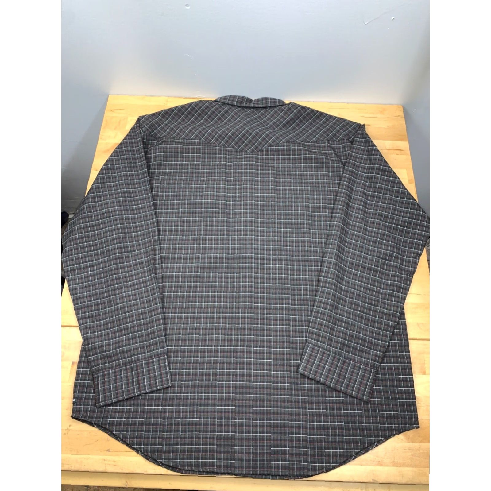 Anchor Blue VINTAGE Anchor Blue Shirt 2XL Blue Plaid Button-Down Long Sleeve Men Size US XXL / EU 58 / 5 - 2 Thumbnail