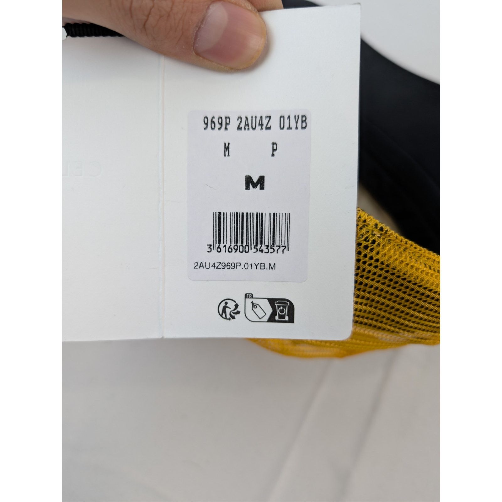 Celine o1rshd1 Size: M / mesh baseball Cap / Hat in Yellow/Beige Size ONE SIZE - 15 Thumbnail