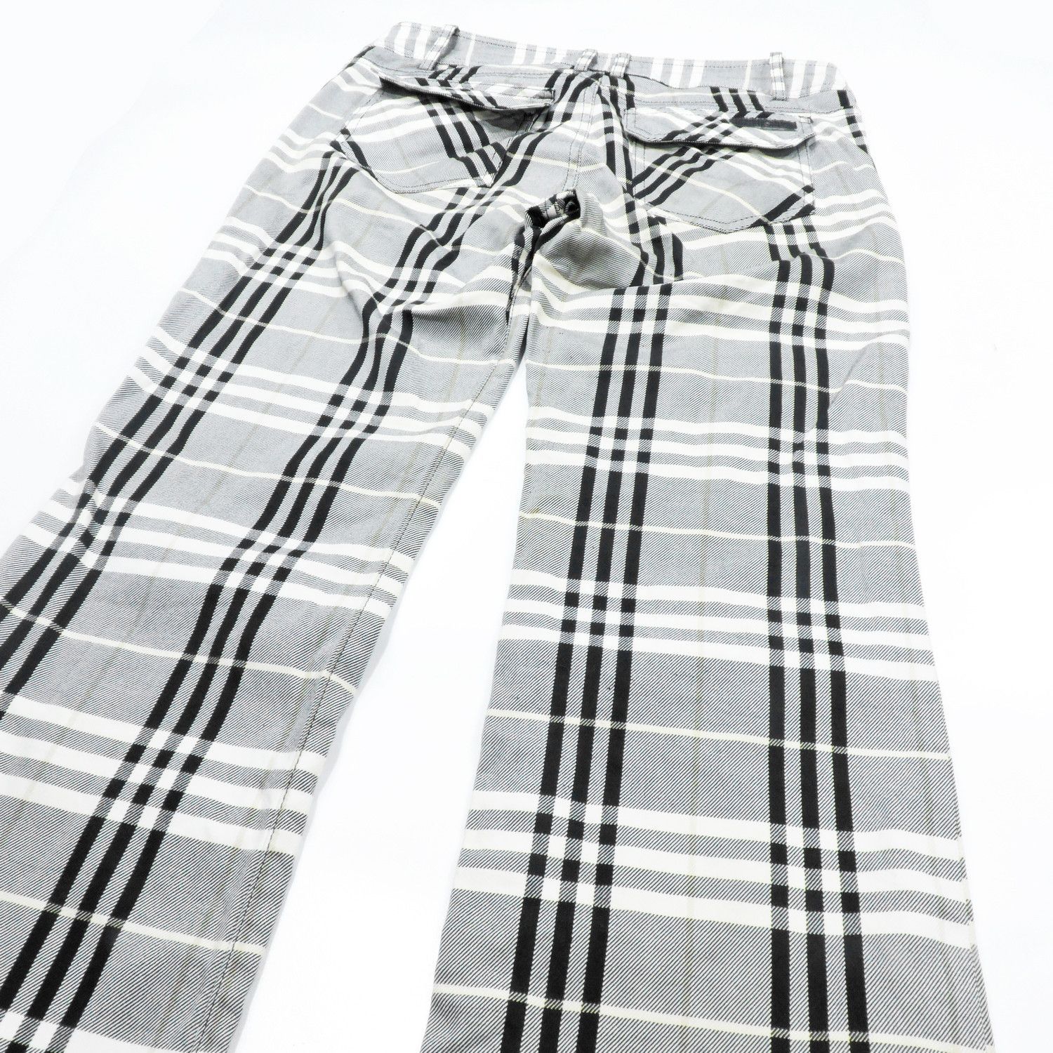 Burberry BURBERRY BLUE LABEL NOVA CHECK GREY BLACK LONG PANTS Size 25" / US 0 / IT 36 - 14 Thumbnail