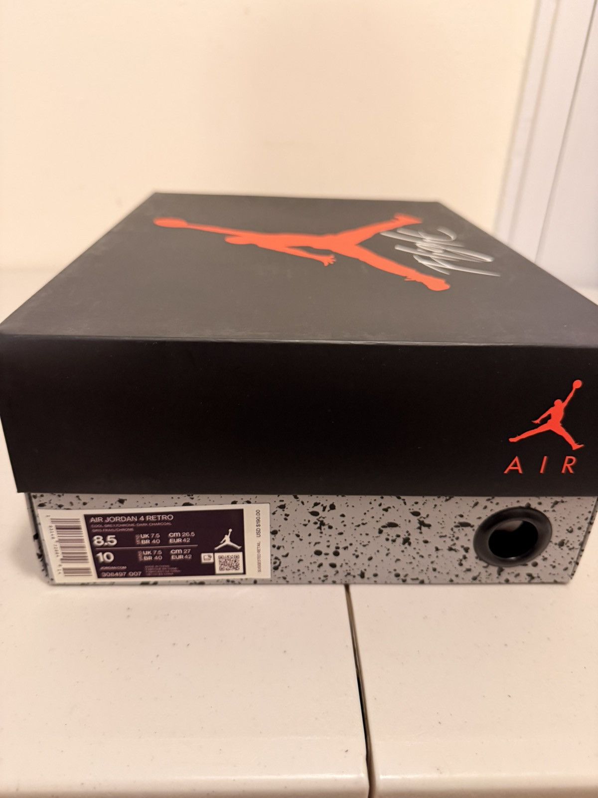 Jordan Brand Jordan 4 Retro Cool Grey (2019) size 8.5 Men Size US 8.5 / EU 41-42 - 7 Thumbnail