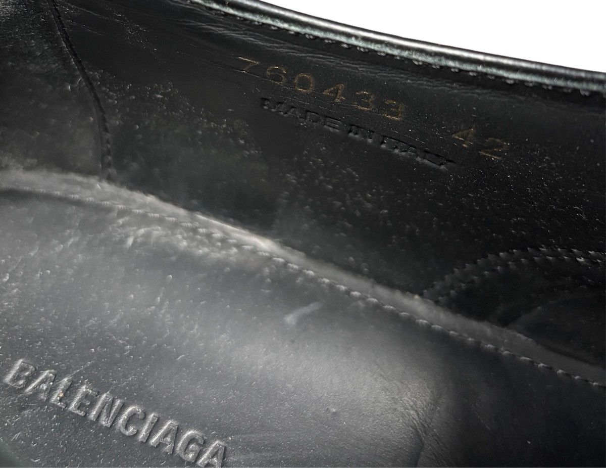 Balenciaga Balenciaga Tractor Loafers Black Leather Size 42 Size US 9 / EU 42 - 9 Thumbnail