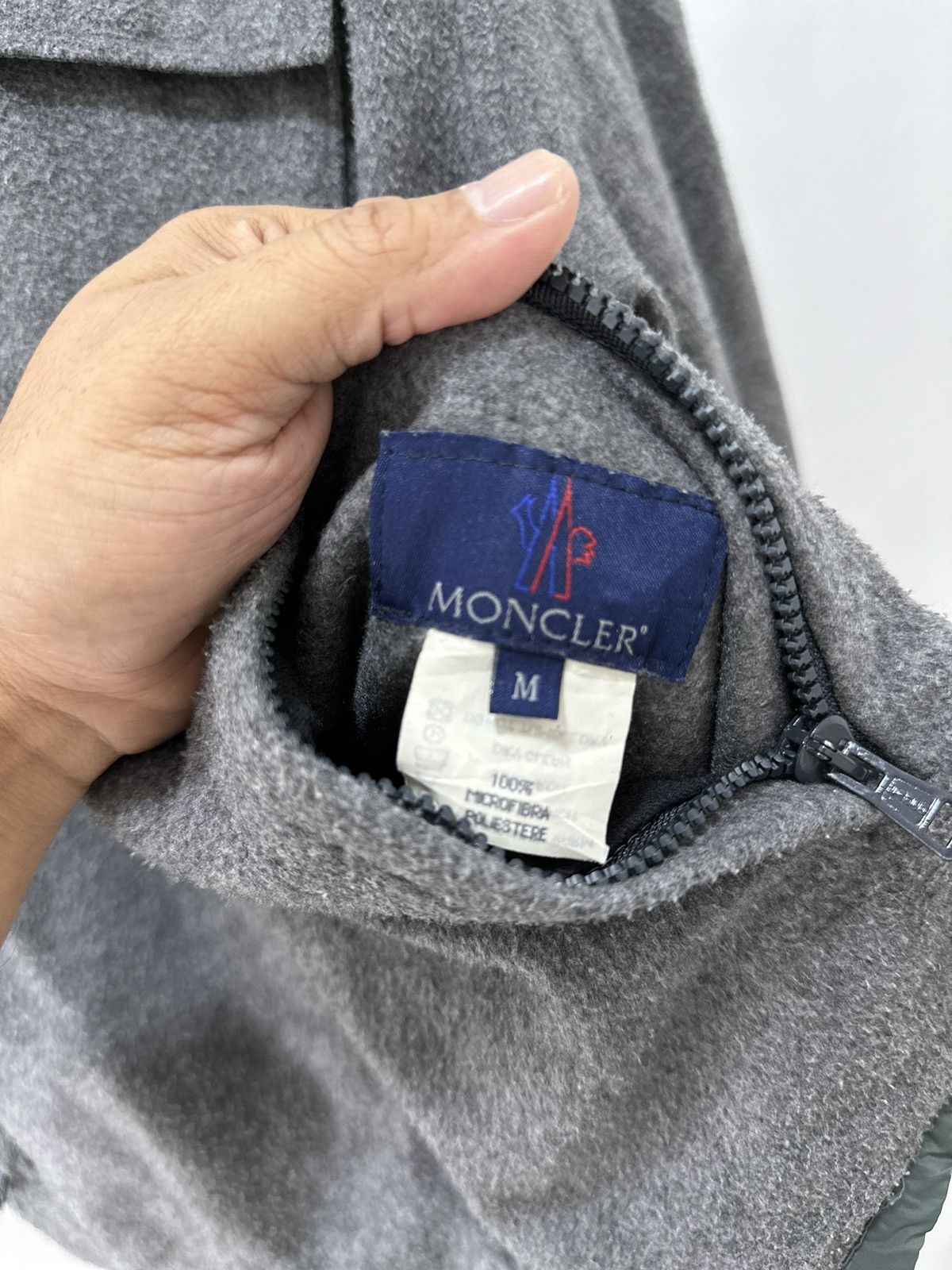 Moncler Vintage Moncler Fleece Jacket Riversible Design 3 Pocket Size US M / EU 48-50 / 2 - 7 Thumbnail