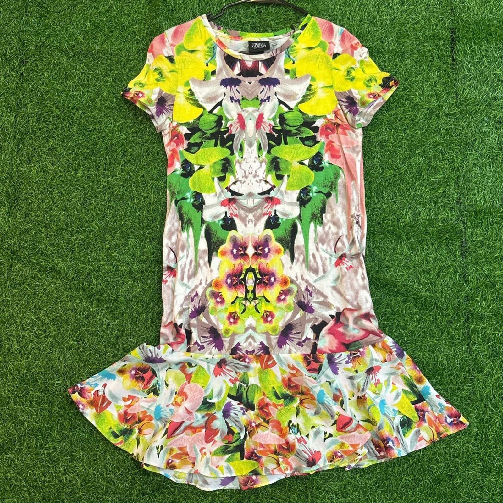 Prabal Gurung Y2k Floral Prabal Gurung Midi Length Dress Size XS / US 0-2 / IT 36-38 - 1 Thumbnail