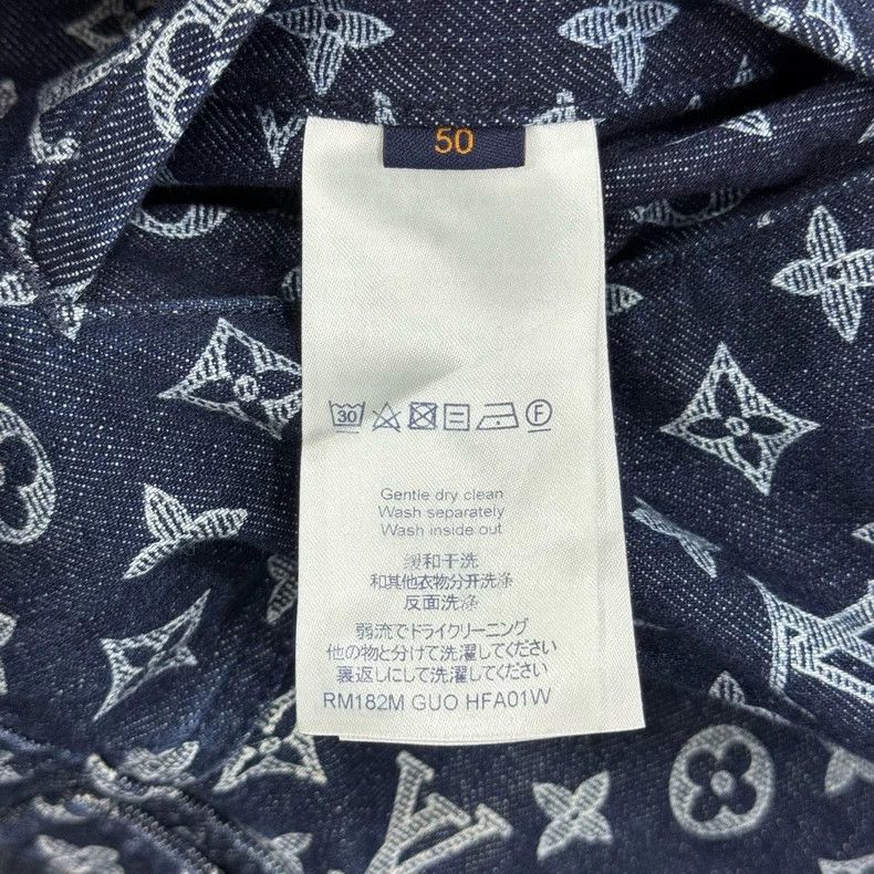 Louis Vuitton Louis Vuitton Original full print denim jacket Size US M / EU 48-50 / 2 - 7 Thumbnail