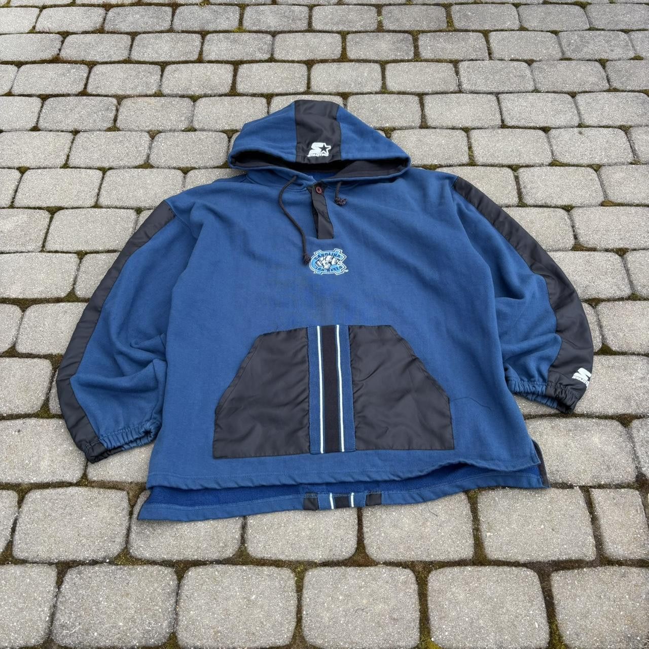 Japanese Brand × Starter × Vintage Vintage y2k 90s Starter North Carolina Tar Heels Hoodie Size US L / EU 52-54 / 3 - 1 Thumbnail