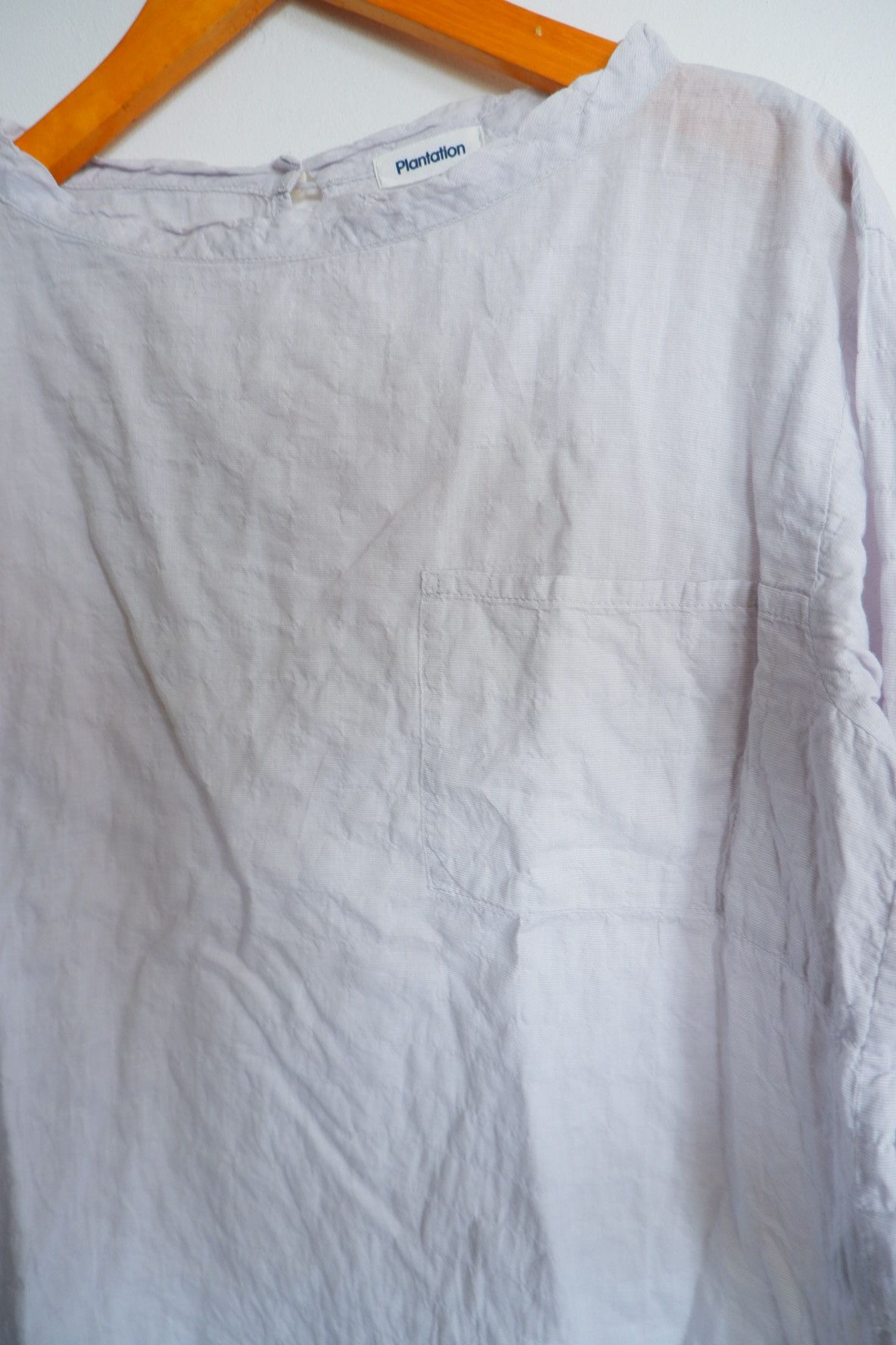 Issey Miyake Vtg PLANTATION By Issey Miyake Cotton Blouses Shirts Size M / US 6-8 / IT 42-44 - 3 Thumbnail