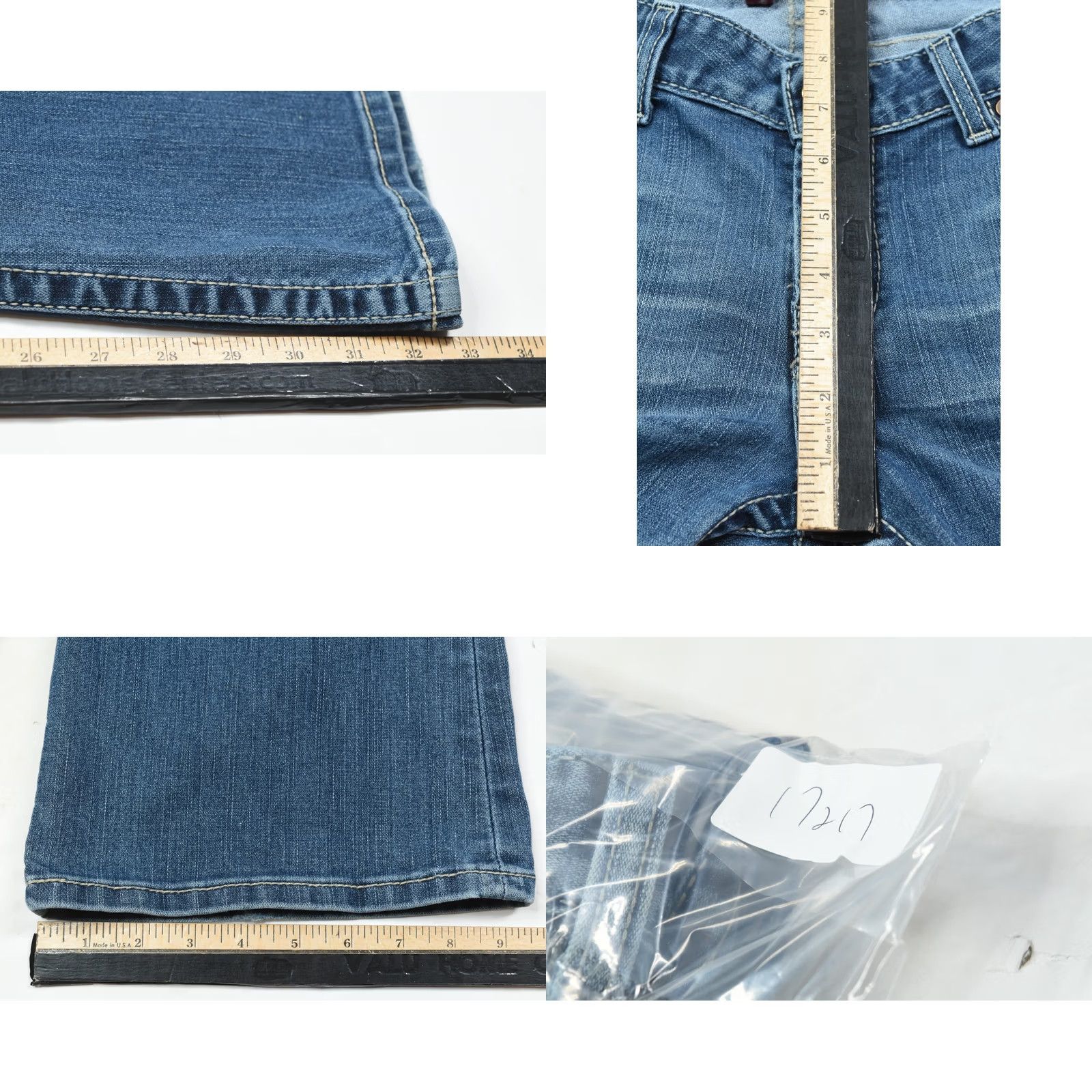 Vintage BKE Sabrina Boot Cut Jeans Blue Low-Rise Stretch Slim Fit Denim Womens 31 Jeans Modern Vintage? No Size 24" / US 00 / IT 34 - 9 Thumbnail