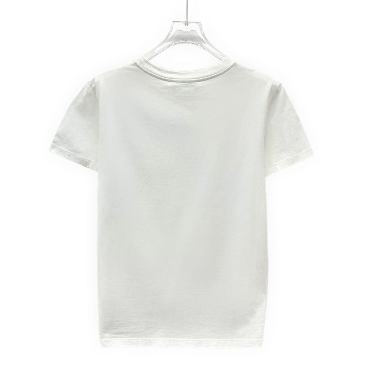 Max Mara MaxMara White Cotton Crew Neck T-shirt K26WX Size M / US 6-8 / IT 42-44 - 2 Thumbnail