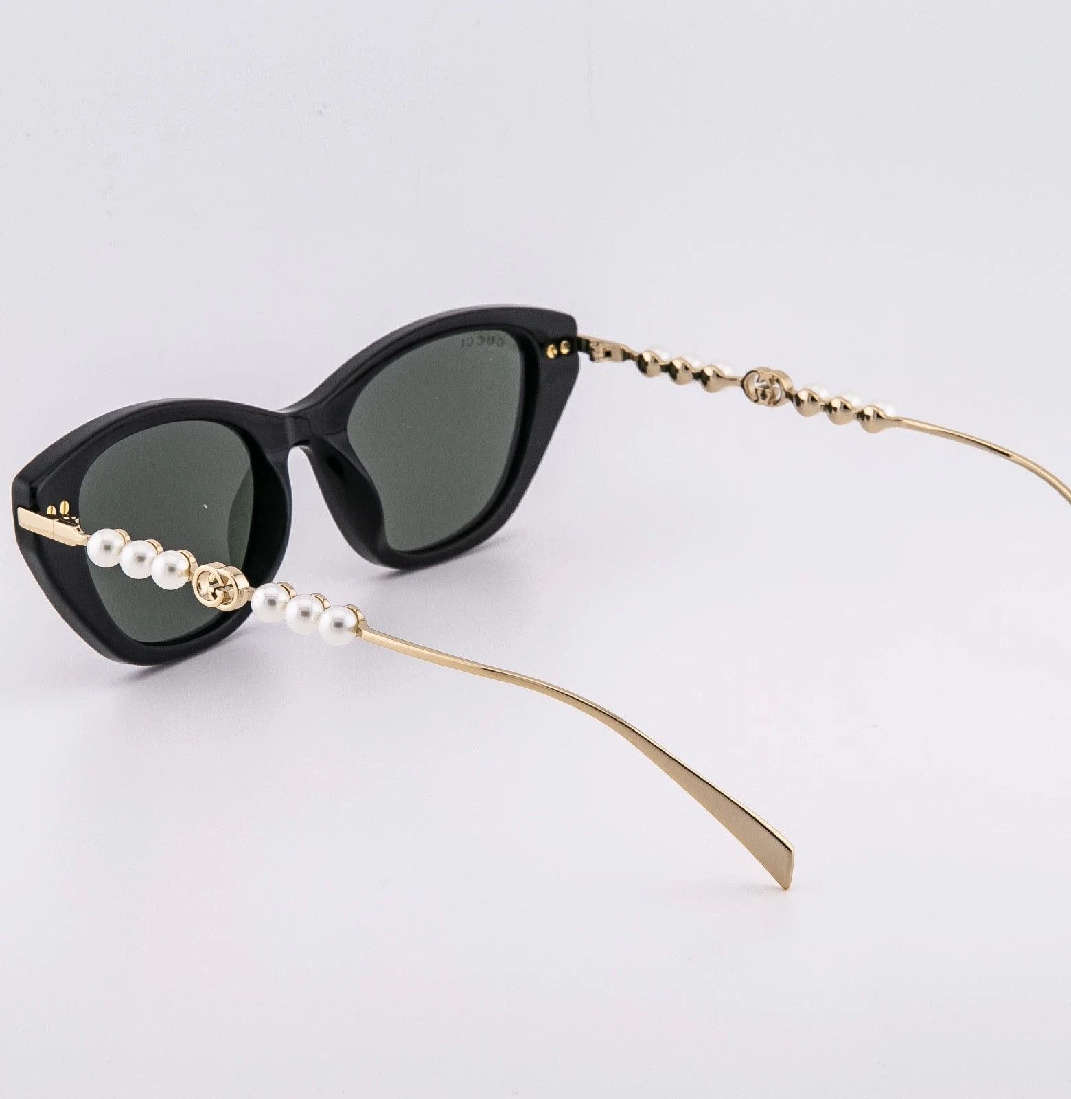 Gucci GUCCI GG1968S Gold Black 1968 GG Fashion Sunglasses 001 Size ONE SIZE - 2 Thumbnail