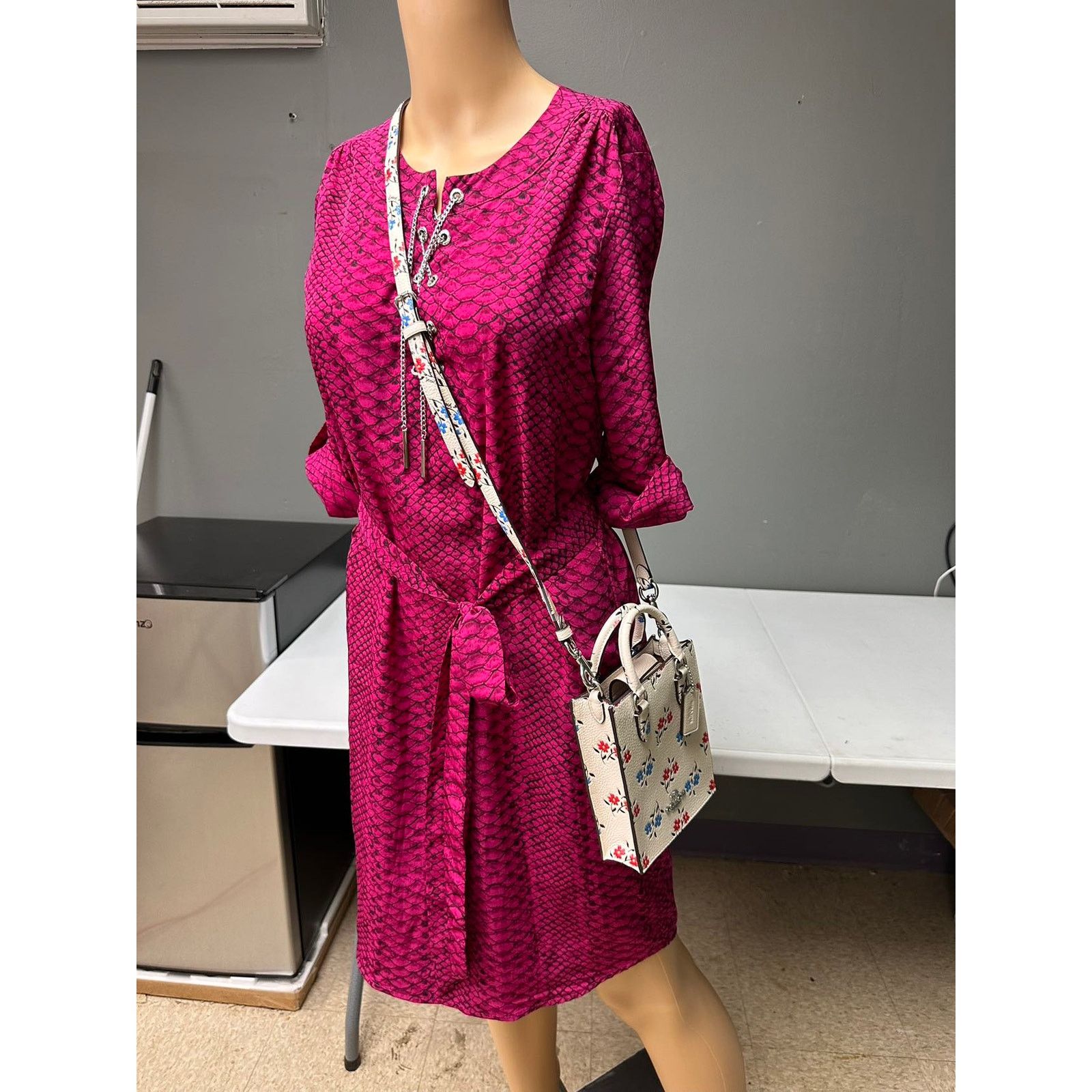 Coach Coach Bag Shoulder Floral Print North/South Mini ToteCt808 Size ONE SIZE - 11 Thumbnail