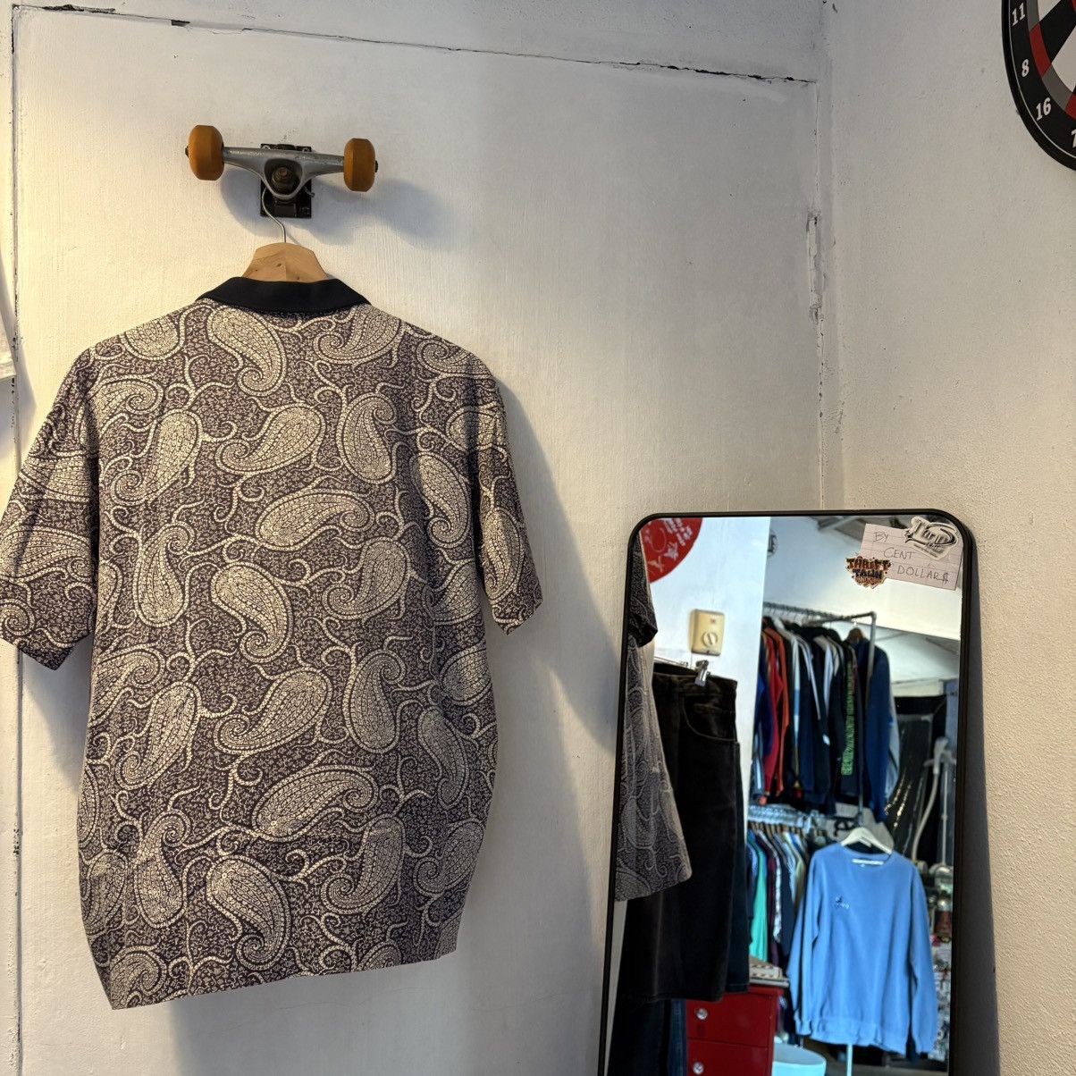 Yves Saint Laurent Yves Saint Laurent Paisley Polo Shirt Size US S / EU 44-46 / 1 - 6 Thumbnail
