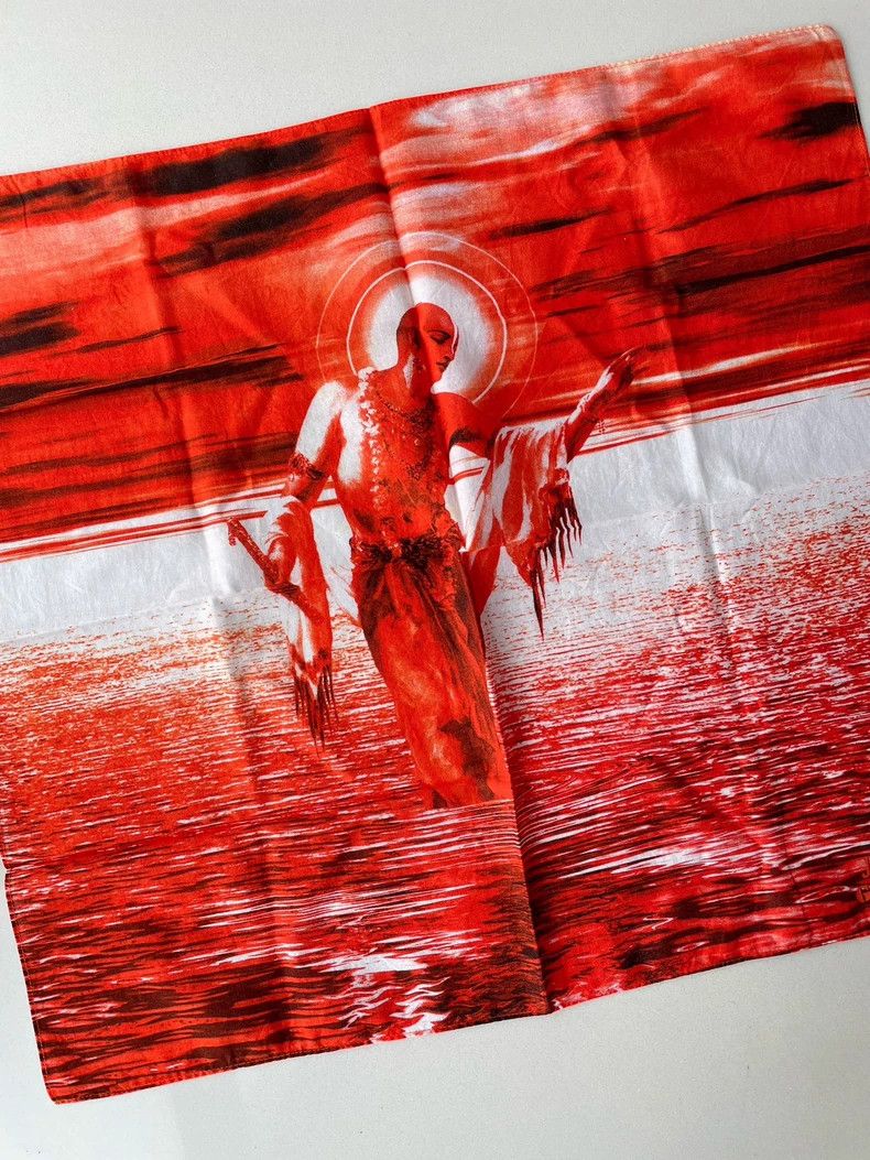 Jean Paul Gaultier Jean Paul Gaultier 1997 AW-Bald Goddess Headscarf 2504-Next Size ONE SIZE - 3 Thumbnail