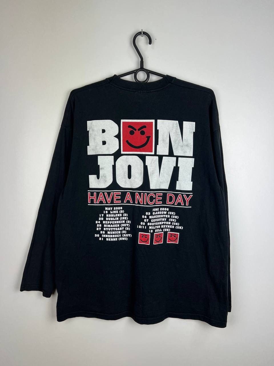Vintage Bon Jovi Have A Nice Day 2006 vintage long sleeve size L Size US L / EU 52-54 / 3 - 2 Thumbnail