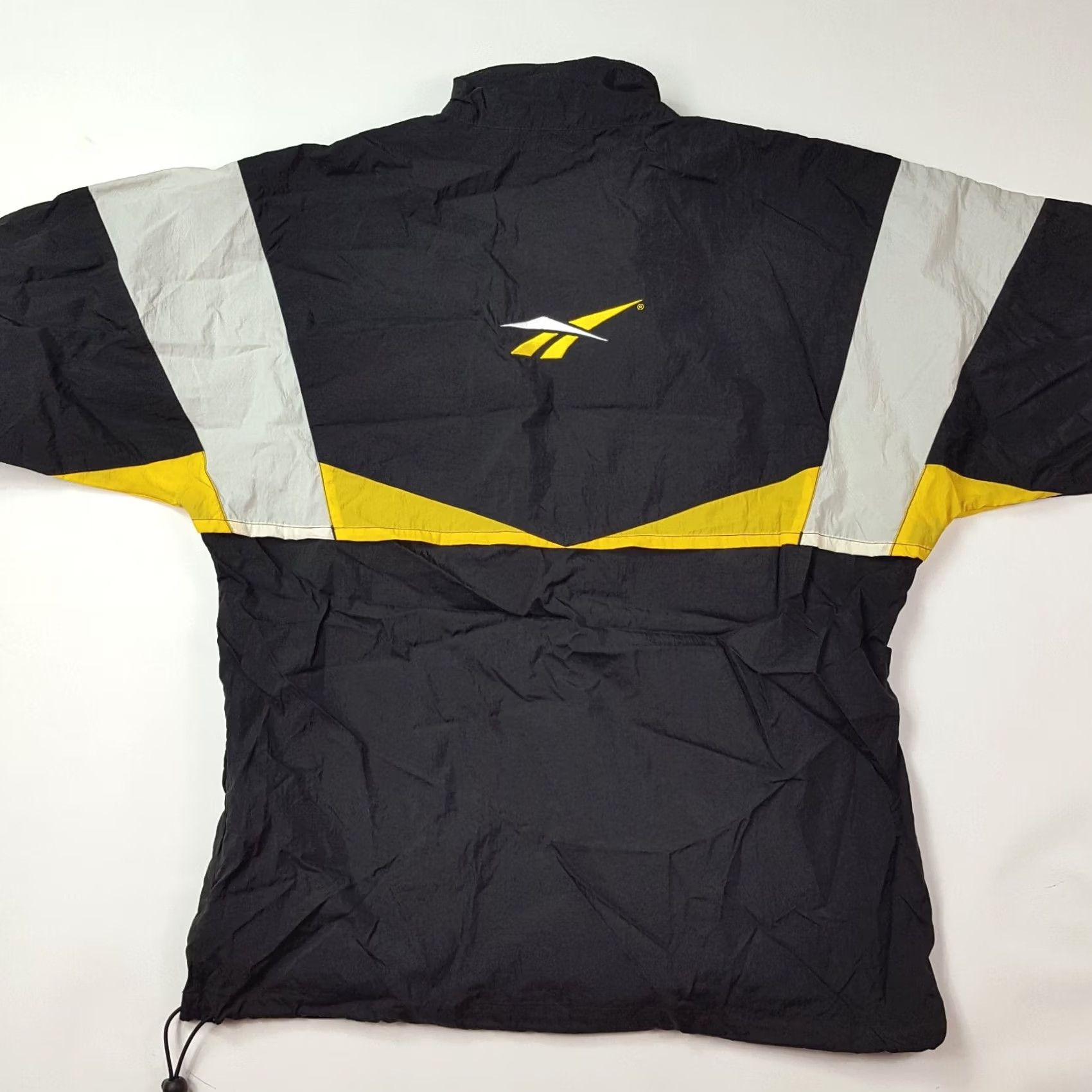 Reebok VINTAGE Reebok Jacket Women's L Zip Up Long Sleeve Black 90s Retro Athletic Outdoor Pockets Mens Girls Womens Size L / US 10 / IT 46 - 6 Thumbnail