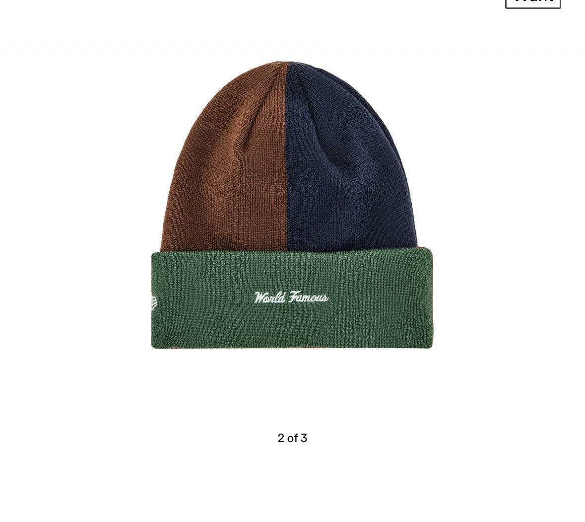Supreme Supreme x New Era Box Logo Beanie 'Multicolor' Size ONE SIZE - 2 Thumbnail